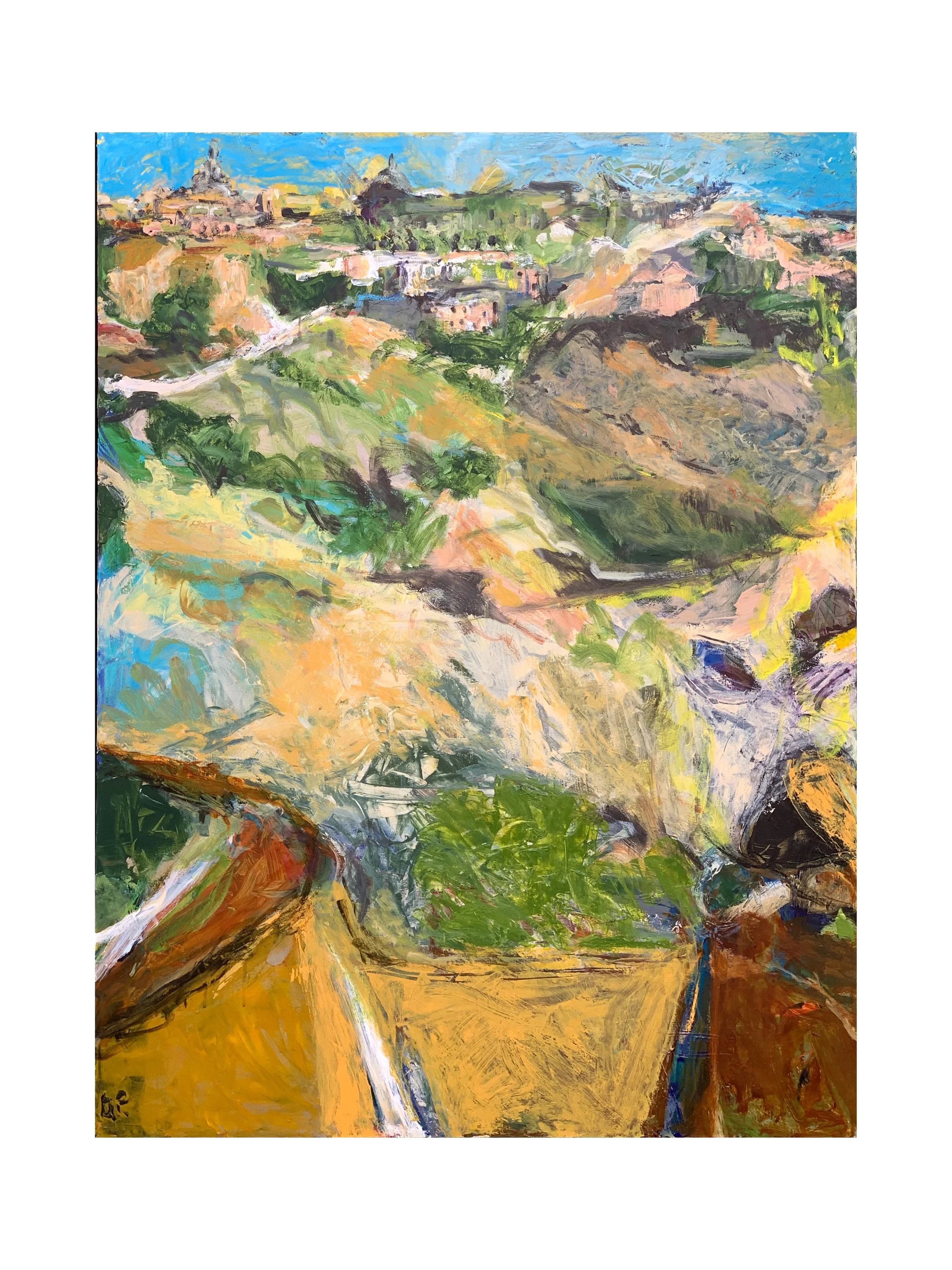 Portuguese Village, acrylic on canvas, 36" x 48" unavailable