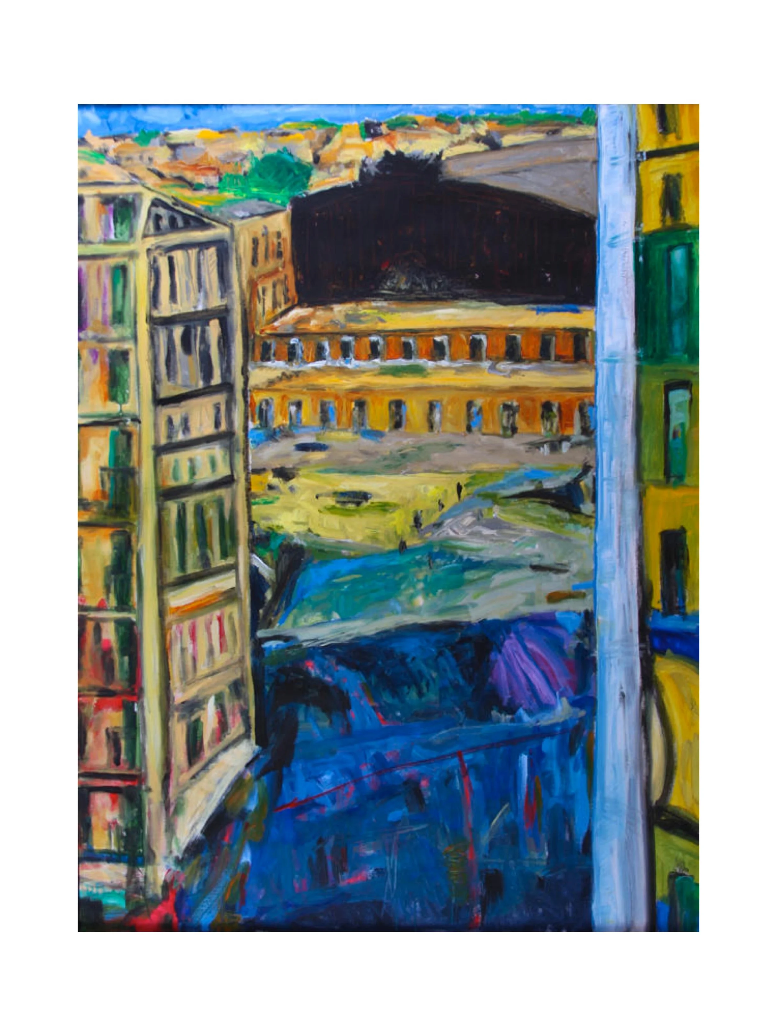 Atocha Uno, acrylic on canvas, 36" x 48" Sold