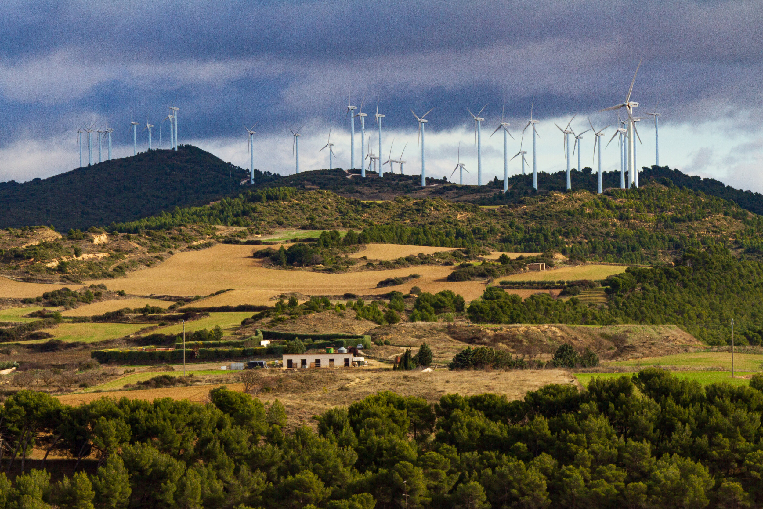 Windmill covered hills of Navarra | 2016