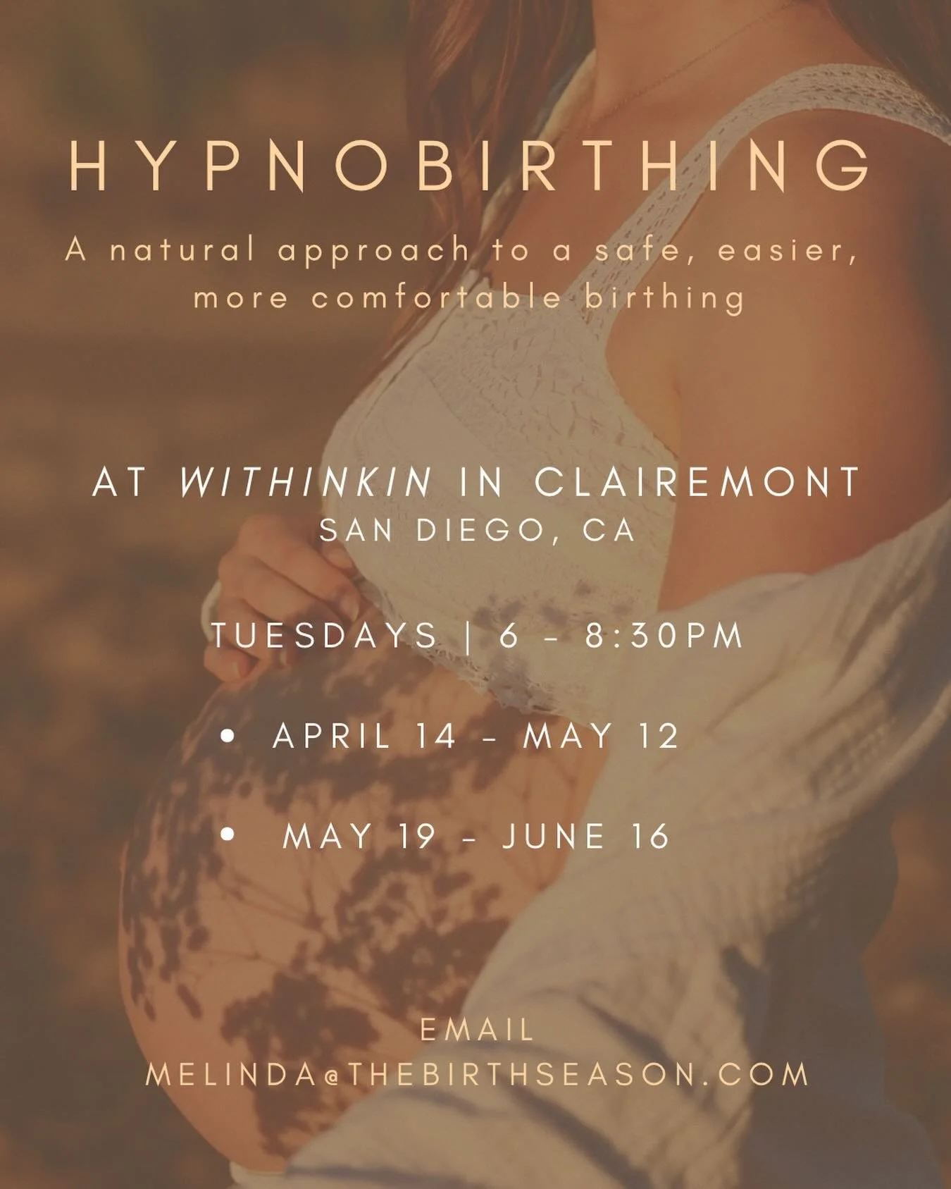 Hi families! Would you like to have a positive, calm and empowering birth? In HypnoBirthing&reg; we teach the tools you need to surrender to the unknown of birthing. We guide you to envision your experience and help you step into that story with conf