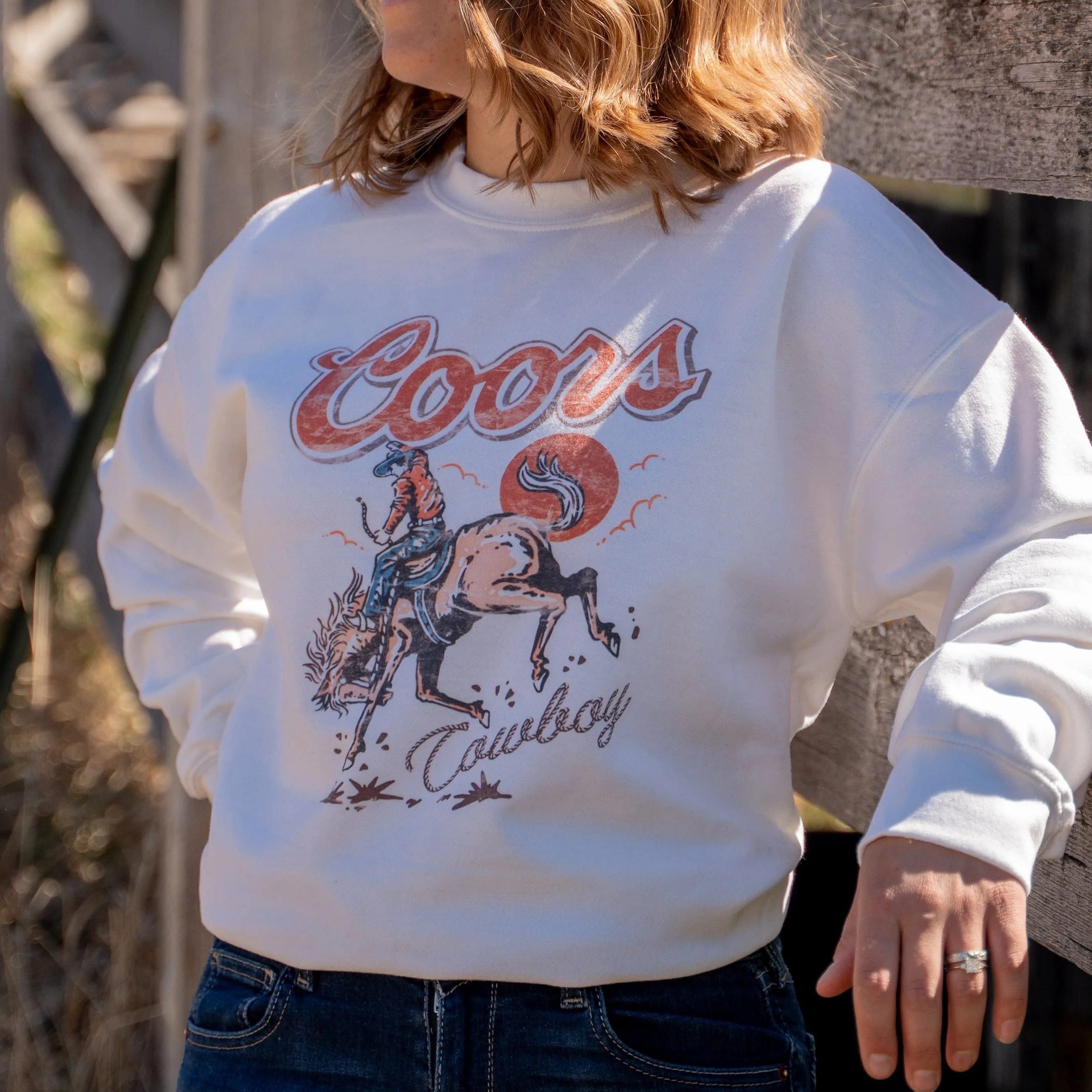 Coors Cowboy Crewneck