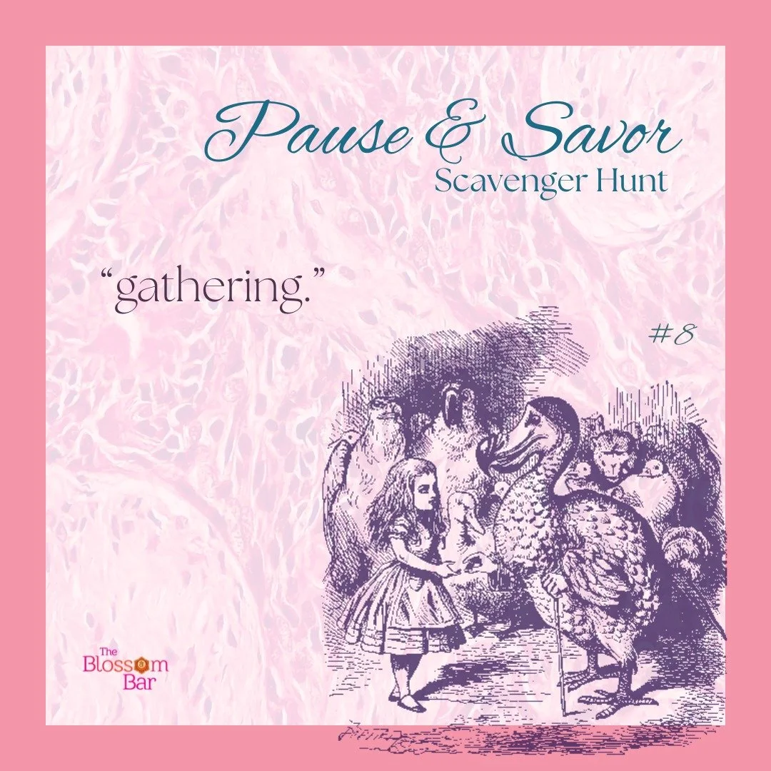 Bring fresh greenery into the house (like pine boughs) before a family/friend gathering this week or turn on an essential oil diffuser and add invigorating essential oils like pine, spruce, or rosemary. Breathe in the scent and notice how it impacts 