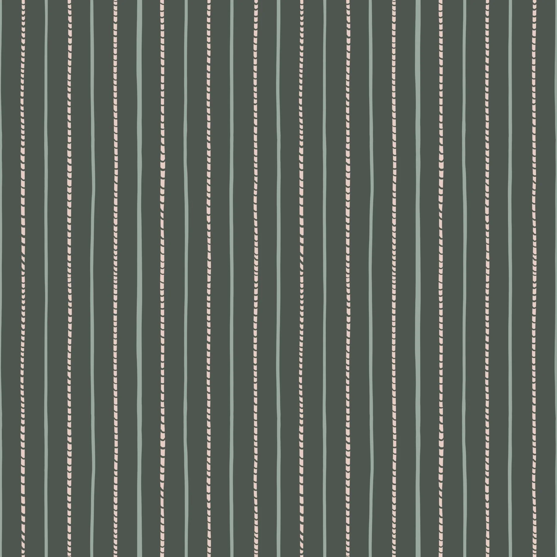 Cottage Stripe Broken - Green - Pattern.jpg