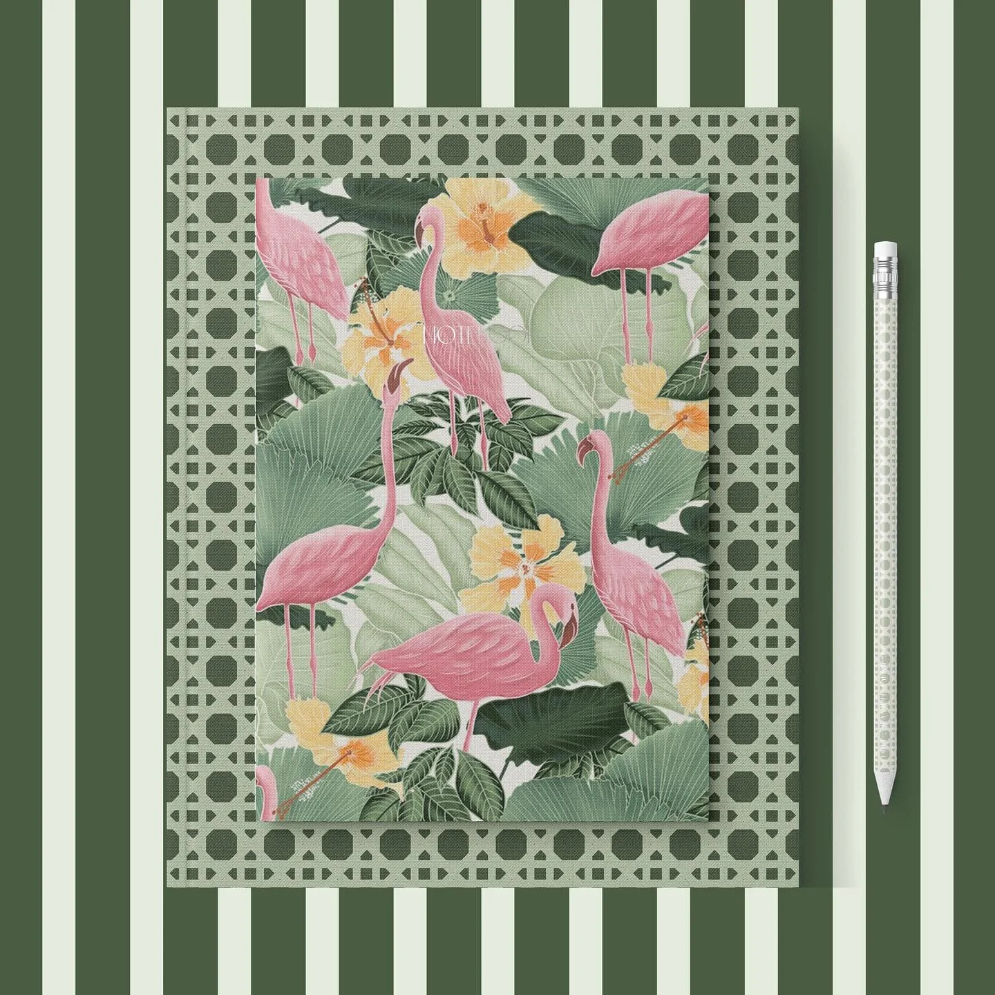 Celebrating the completion of my tropical collection this week with some stationery mockups! 🦩🌴 🌺 😅 🎉 
.
.
.
#surfacepattern #patterncollection #surfacedesign
#stationerylove #stationeryaddict #stationerydesign
#flamingopattern #tropicalpattern 