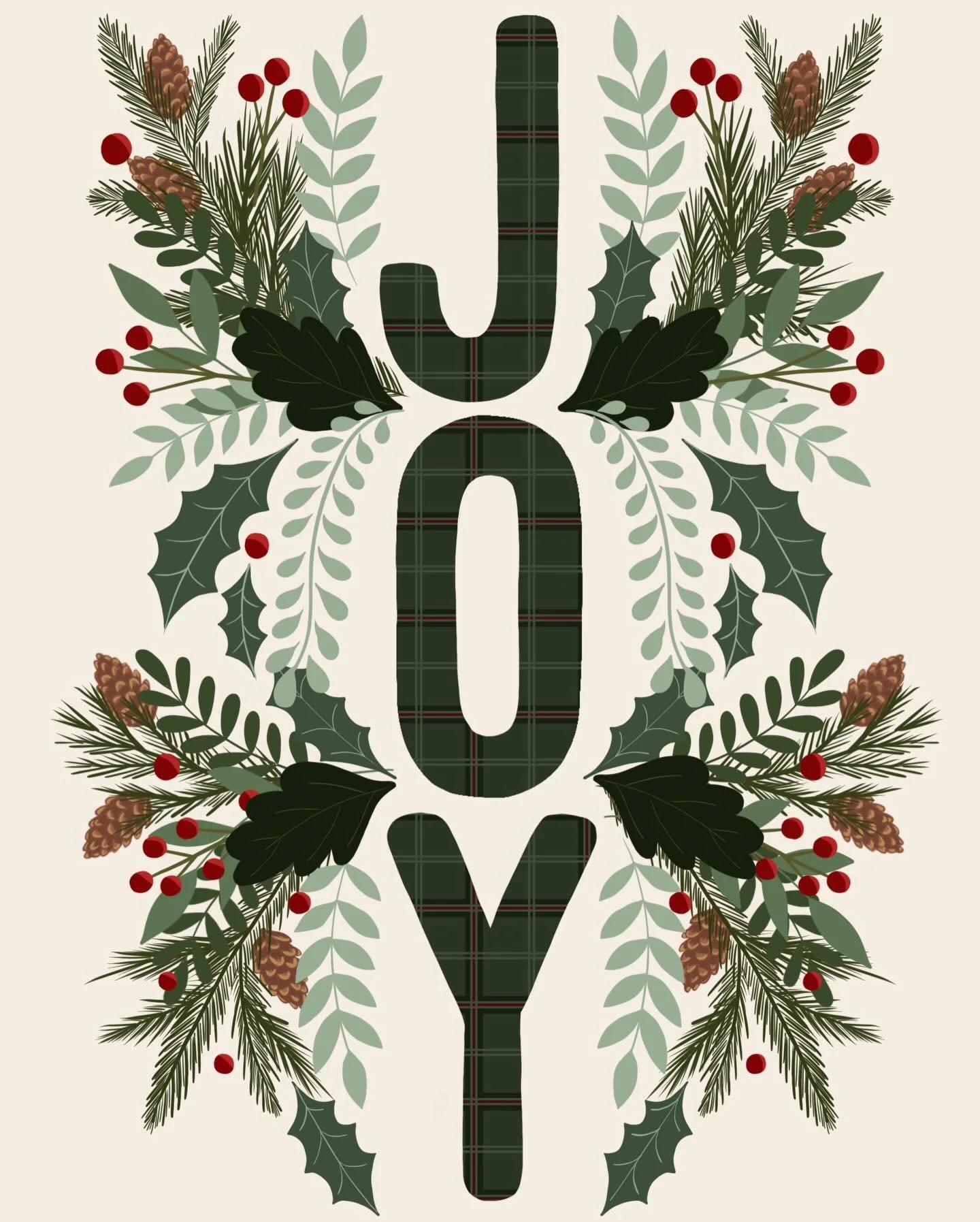 A little #PineAndPlaid JOY 💚❤️ for the #FrostyAndFestive2025 challenge &mdash; thanks to @roymeister @heyalissandra @jenprocreates @snippetsofwhimsy @heathermuellerdesign