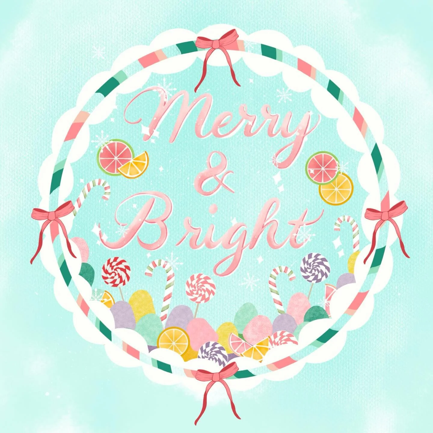 It&rsquo;s been so fun seeing my feed full of all the beautiful holiday designs!
Spent the morning drawing by the fire with the tree lights on and holiday music playing &mdash; officially feeling the holiday spirit. 🎄✨

Here&rsquo;s my take on &ldqu