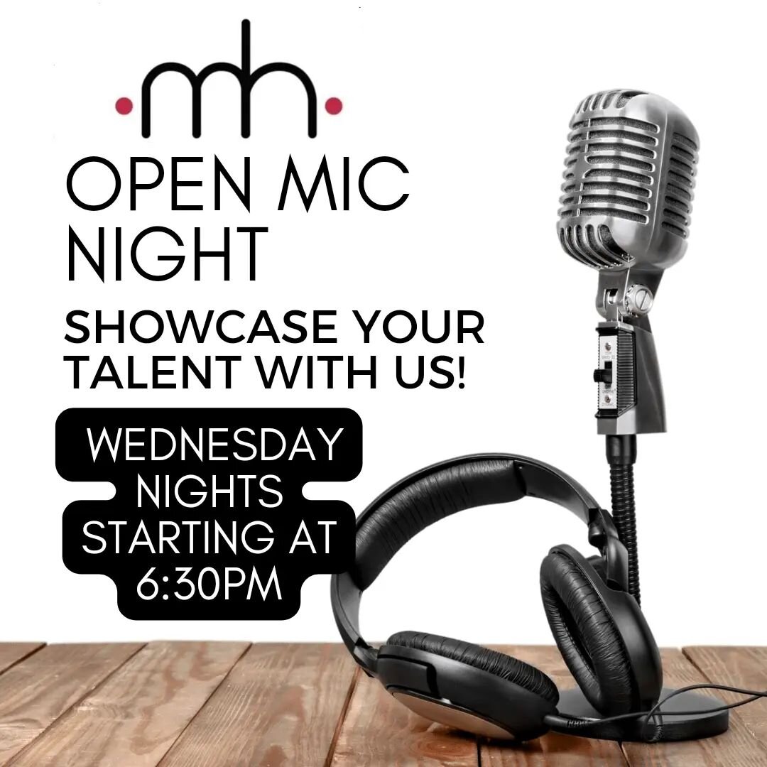 Come on out Wednesdays nights for Open Mic Night at the taproom! 🎤 All variety of talents welcome! 

Hope to see you there! 🍻