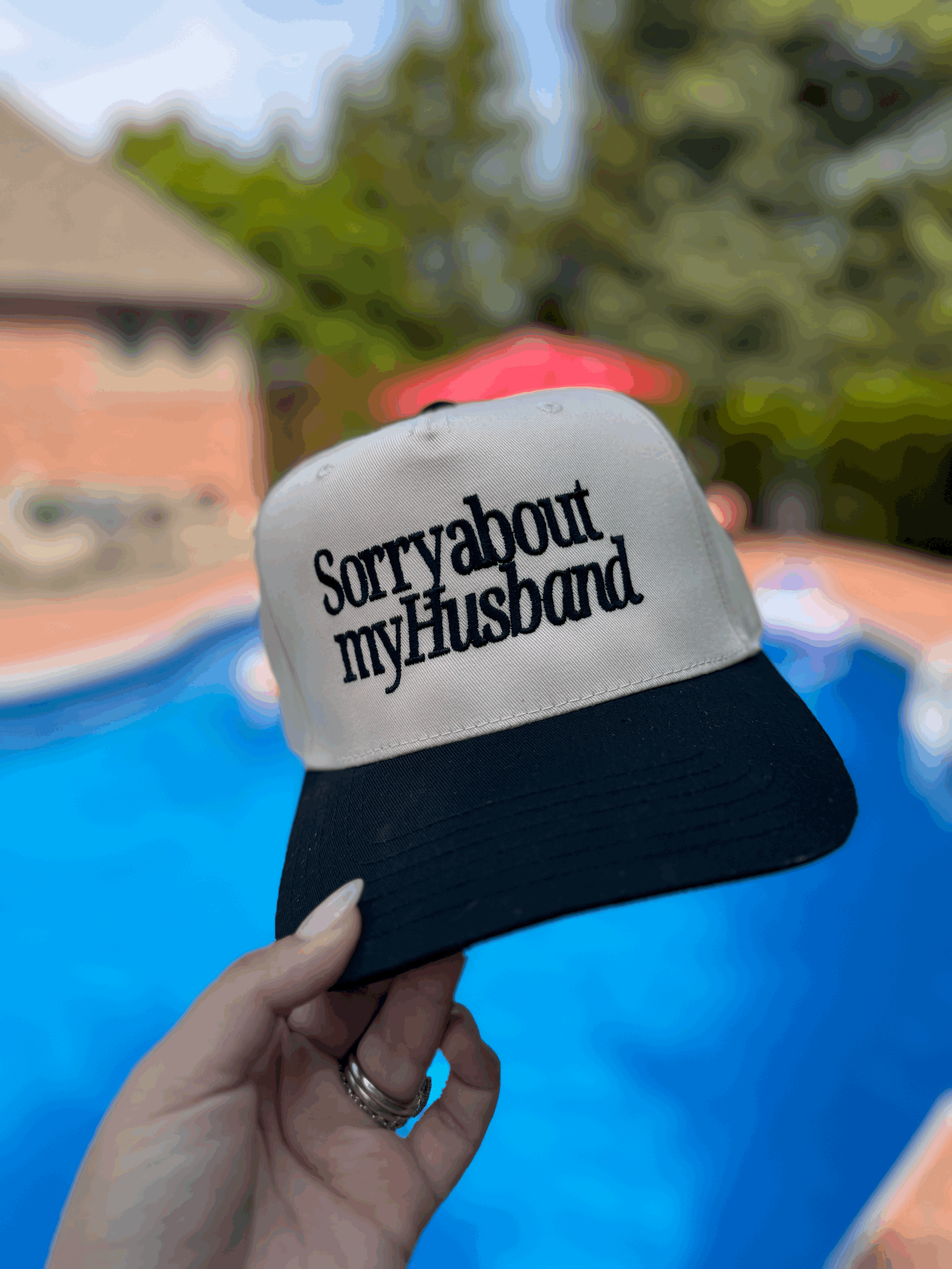 Sorry About My Husband Trucker Hat