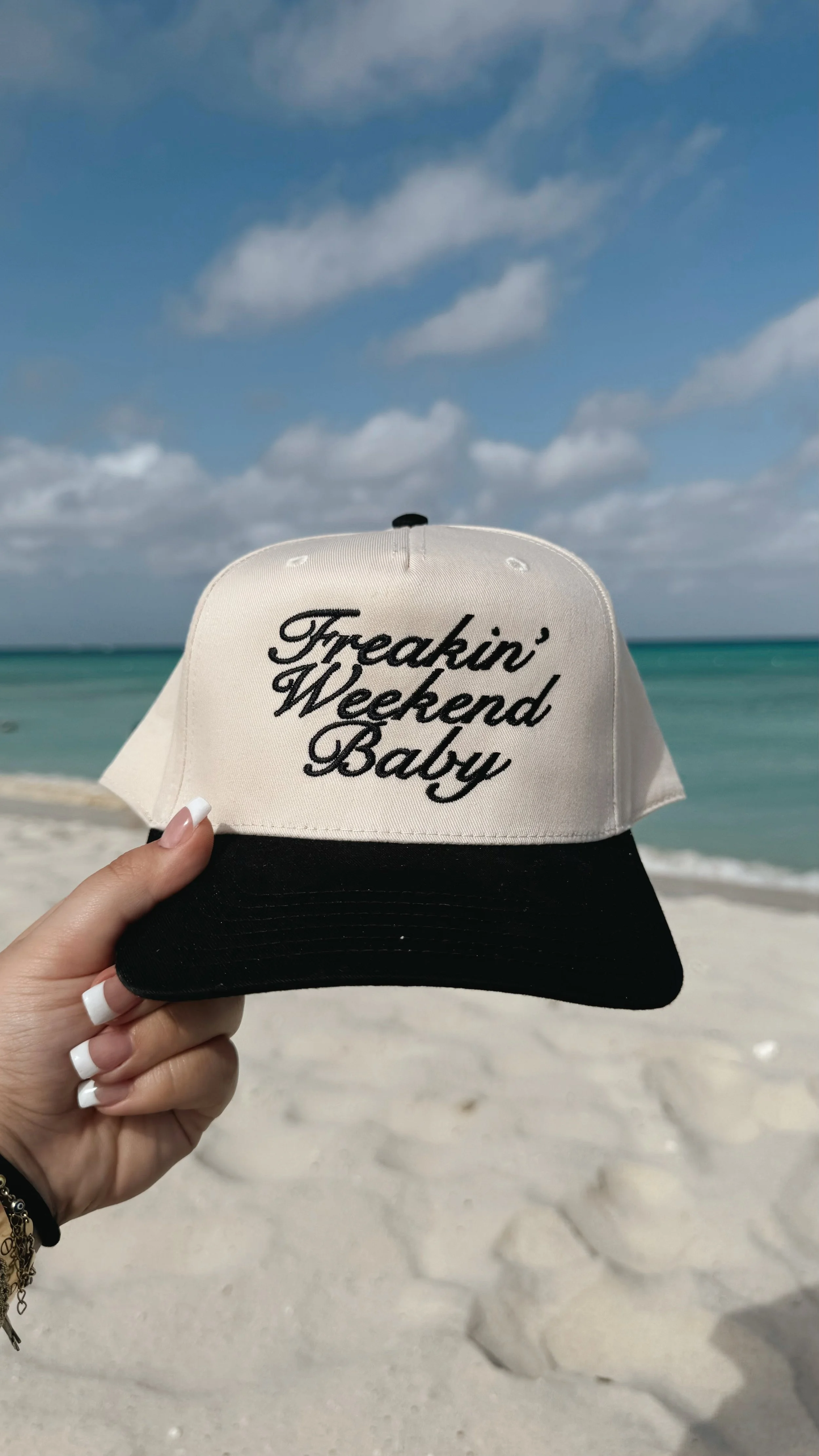 Freakin' Weekend Baby Trucker Hat