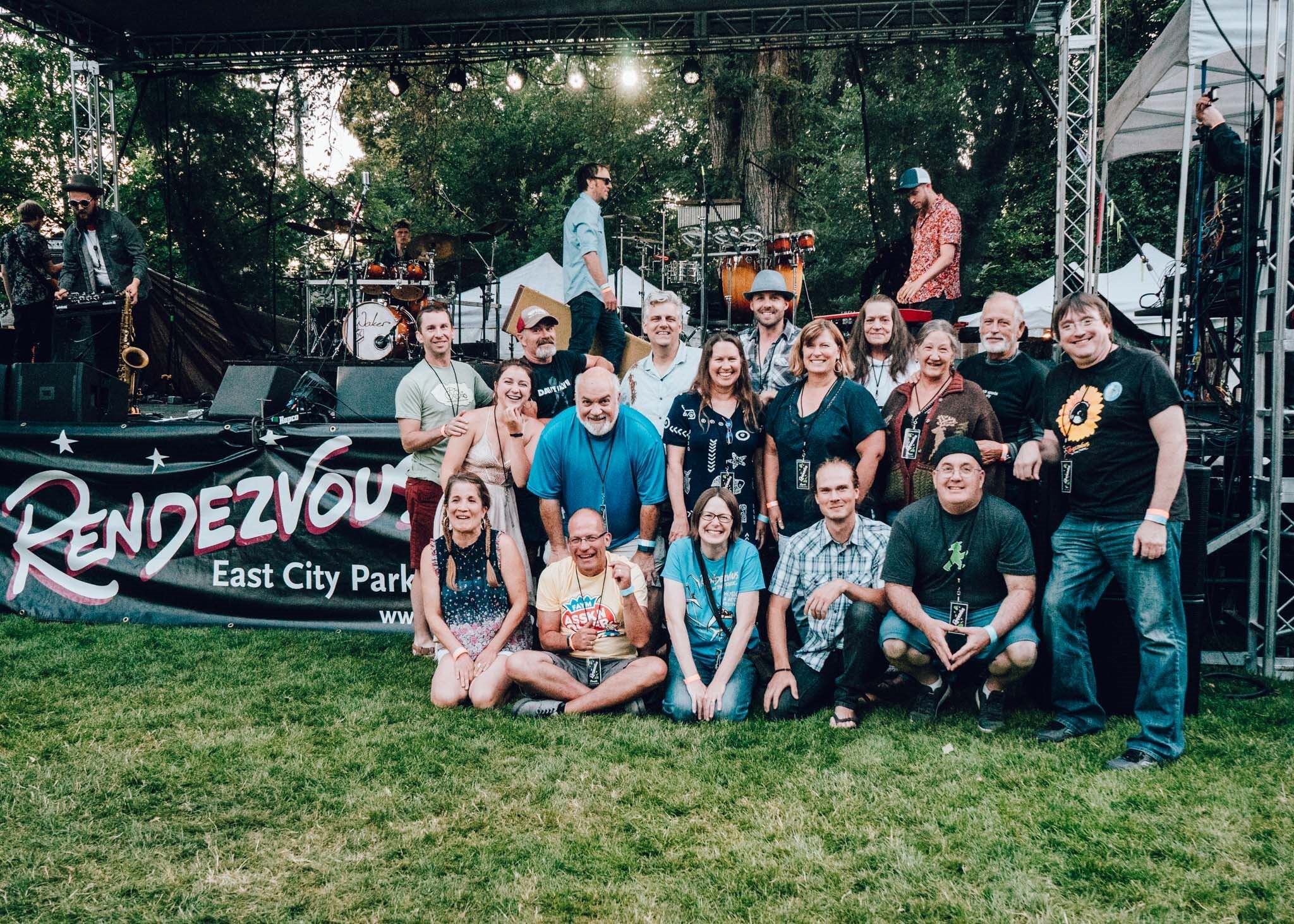 Rendezvous in the Park board, 2019