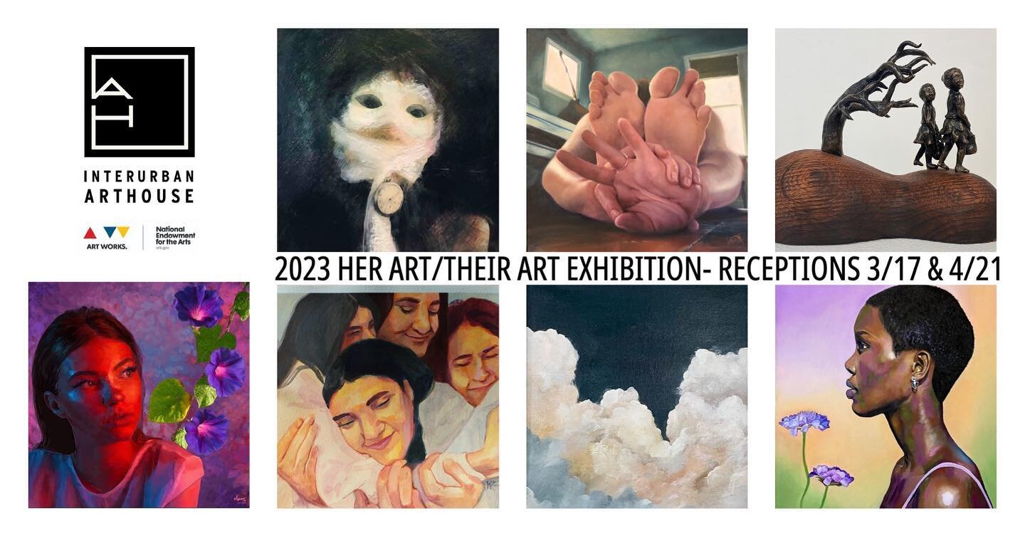 I'm excited to have my work in this year's Her Art/Their Art Exhibition at the InterUrban Arthouse. Please join me at the reception on March 17th from 5-8pm