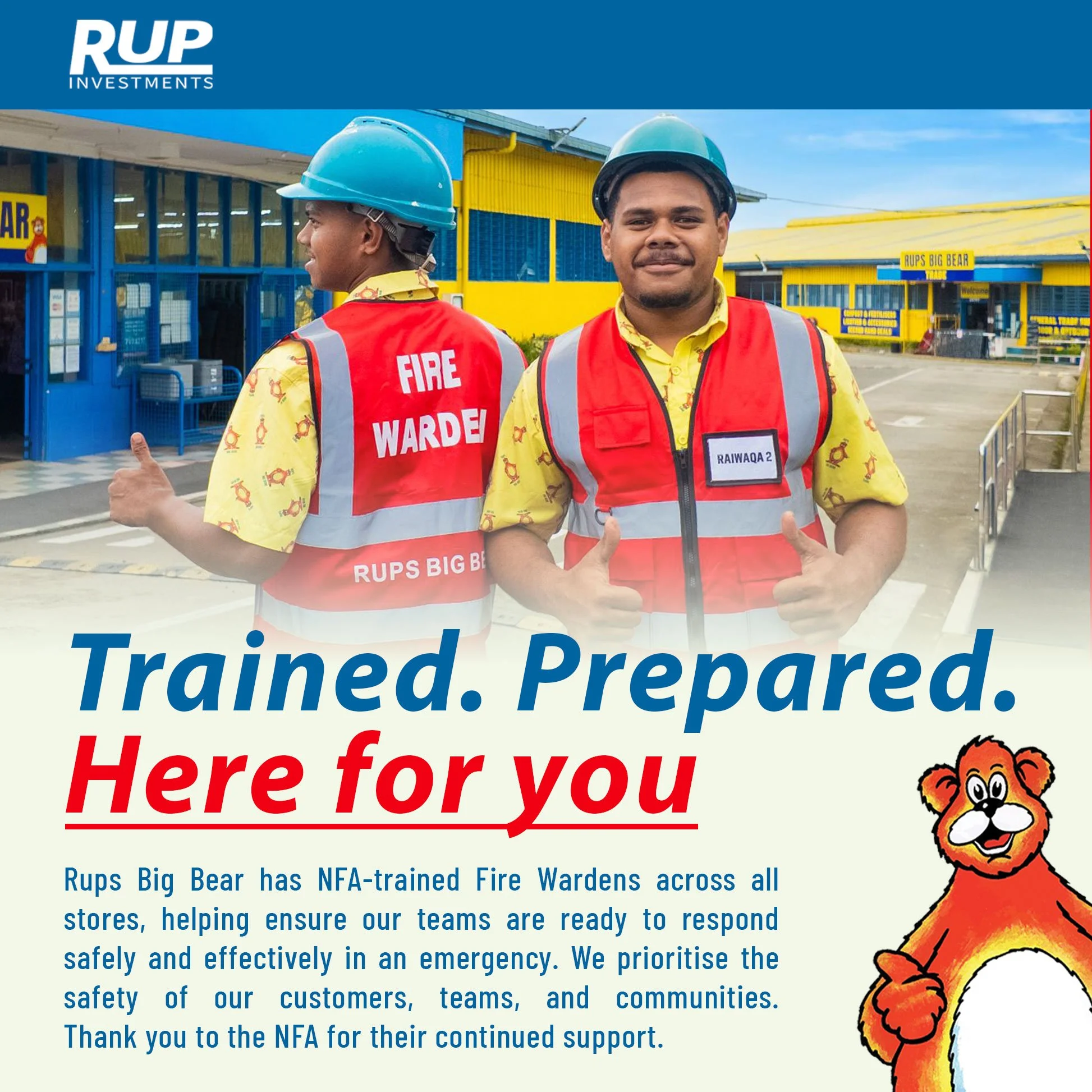 Rups Big Bear Fire Wardens: Strengthening Workplace Fire Safety