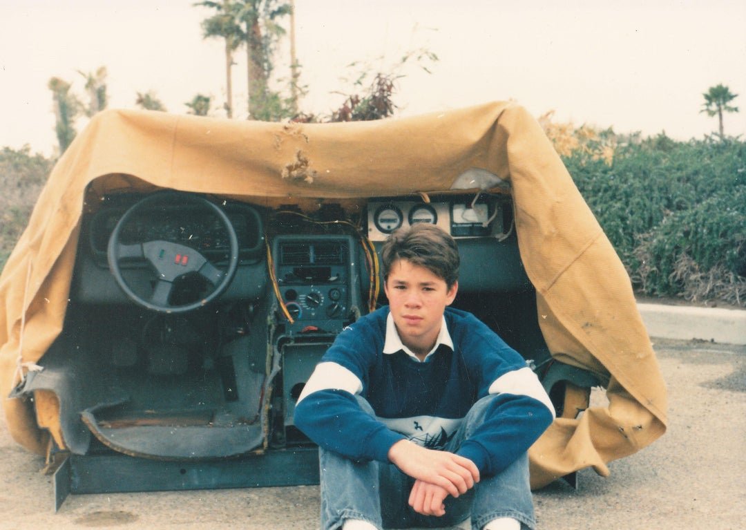 Back to the Future 3 Set Photos - Port Hueneme, CA - DeLorean vs. Train Wreckage - Eastwood Ravine "Bridge". Photo curtesy of reddit user 1point21gigawatz.