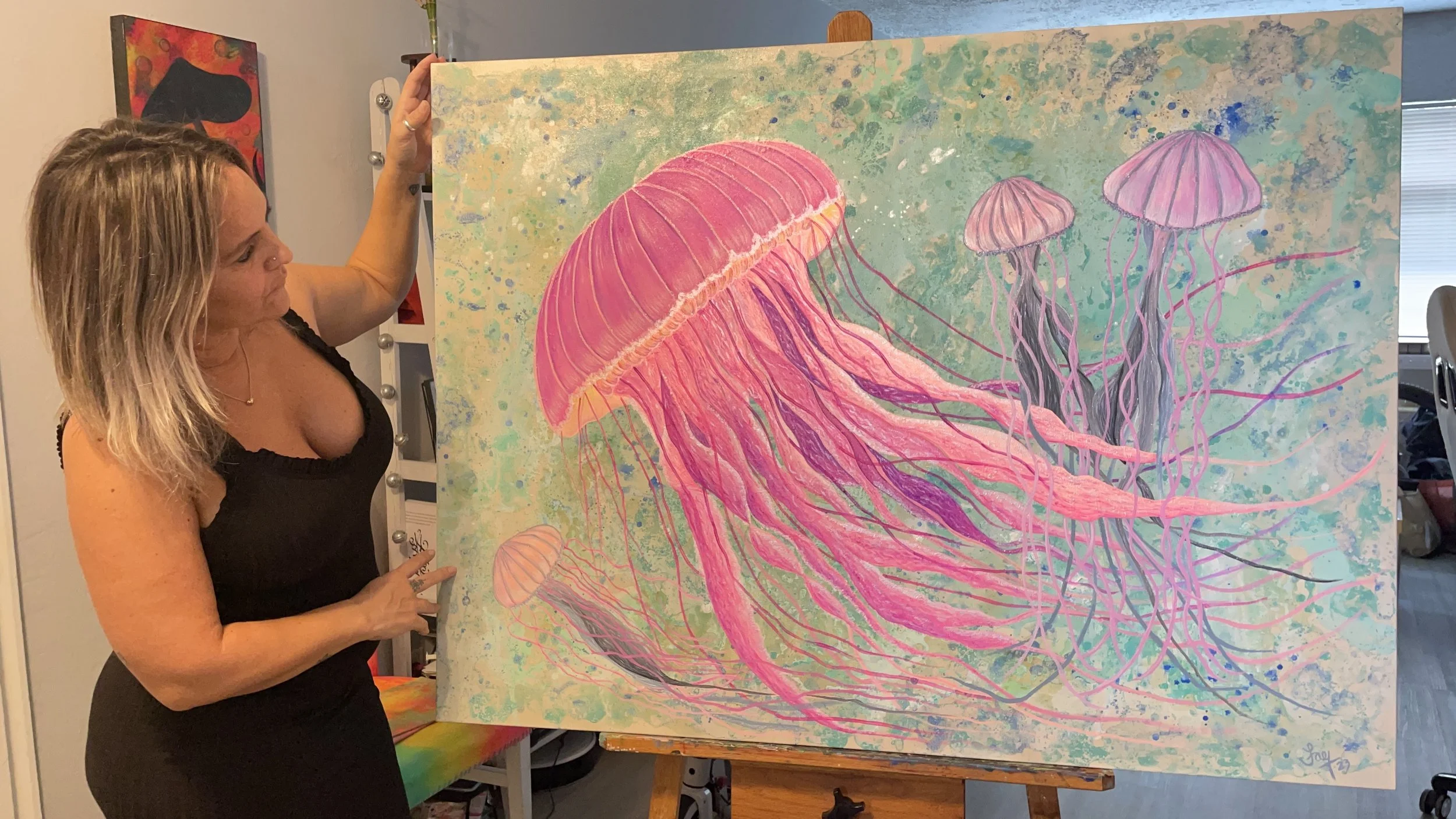 Commission for a collector in Miami Beach, FL by Pao Saenz