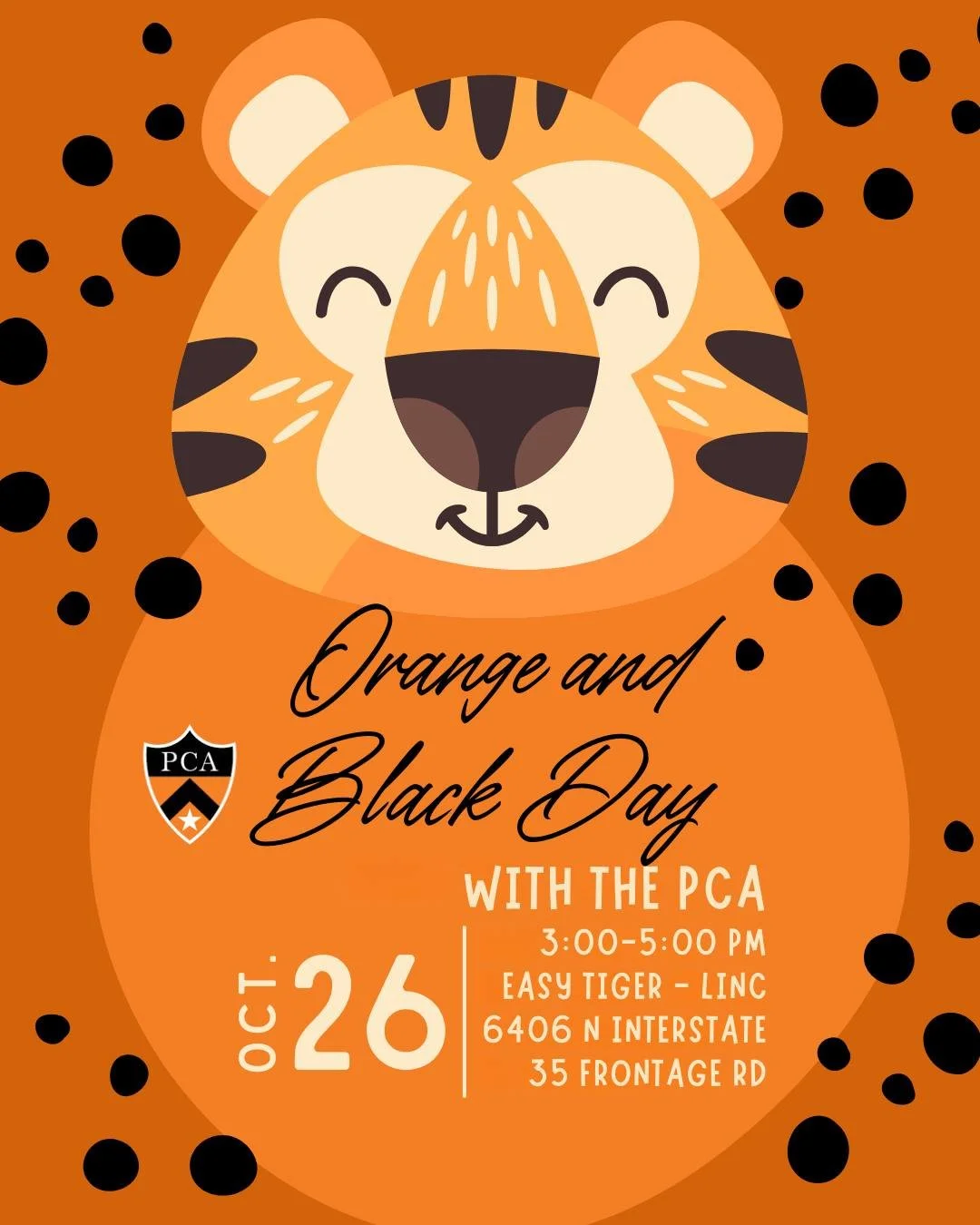 Join us to celebrate Princeton&rsquo;s birthday and a new year of PCA at Easy Tiger! The more the merrier. Wear your best orange and black.

Link to RSVP on the events page of the PCA website (or check your email).

-

Orange and Black Day with the P