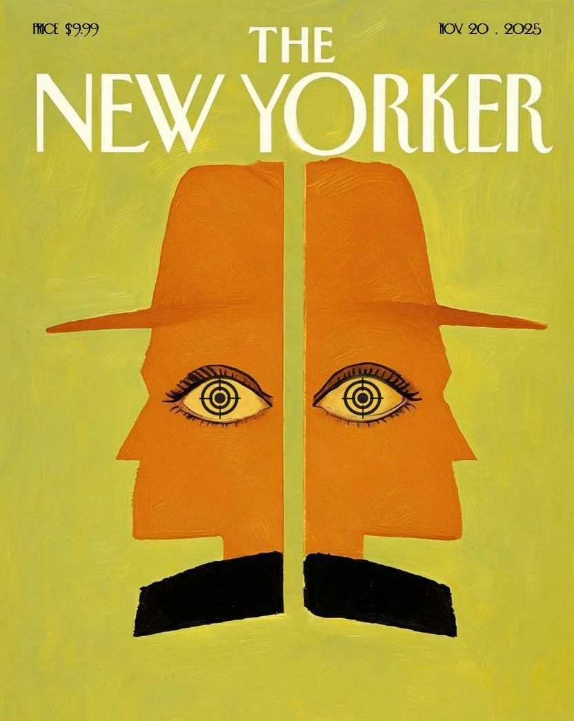 A conceptual cover design exploring themes of surveillance, duality, and psychological tension. 