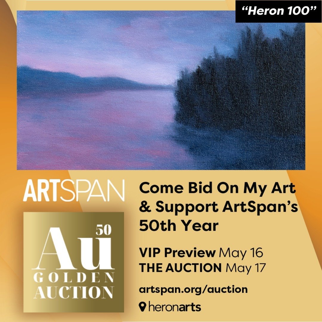 I&rsquo;m excited to announce that my art piece FINDING THE NIGHT was selected for inclusion in the in person bidding &ldquo;Heron 100&rdquo; in the ArtSpan&rsquo;s 2024 GOLDEN Juried Benefit Art Auction presented at Heron Arts!⁠
⁠
Join me at ArtSpan