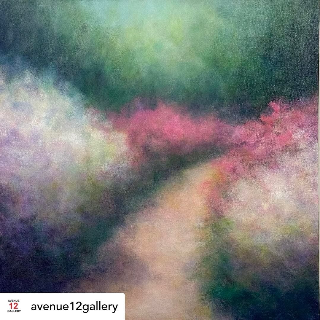 Posted @withregram &bull; @avenue12gallery For all the different types of Mothers -we share &ldquo;Spring in the Garden&rdquo; - oil on canvas 24&rdquo; x 24&Prime; by Victoria Veedell. &ldquo;...Places have a memory, a history, a feeling that we con