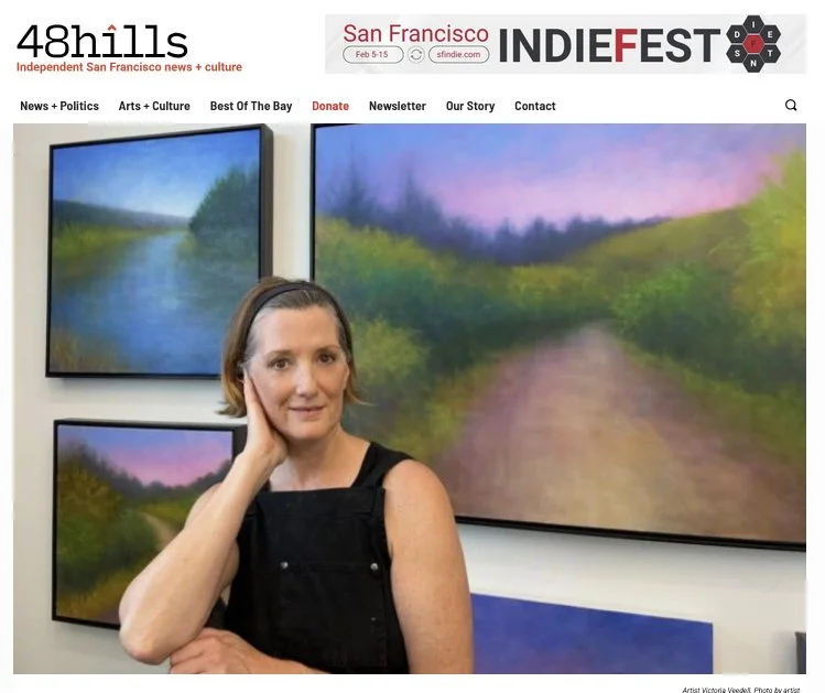 A soft touch: Victoria Veedell looks to capture ‘the feeling of it’ 