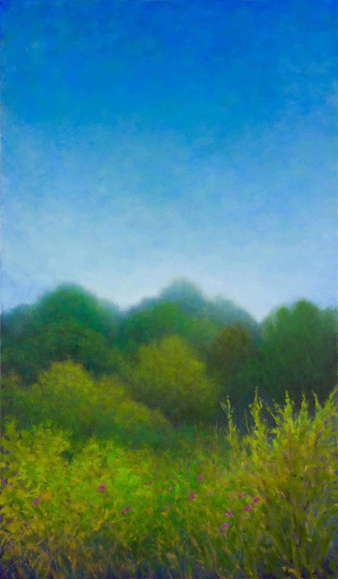 On a Clear Day, oil on canvas, 60" x 36" $4700