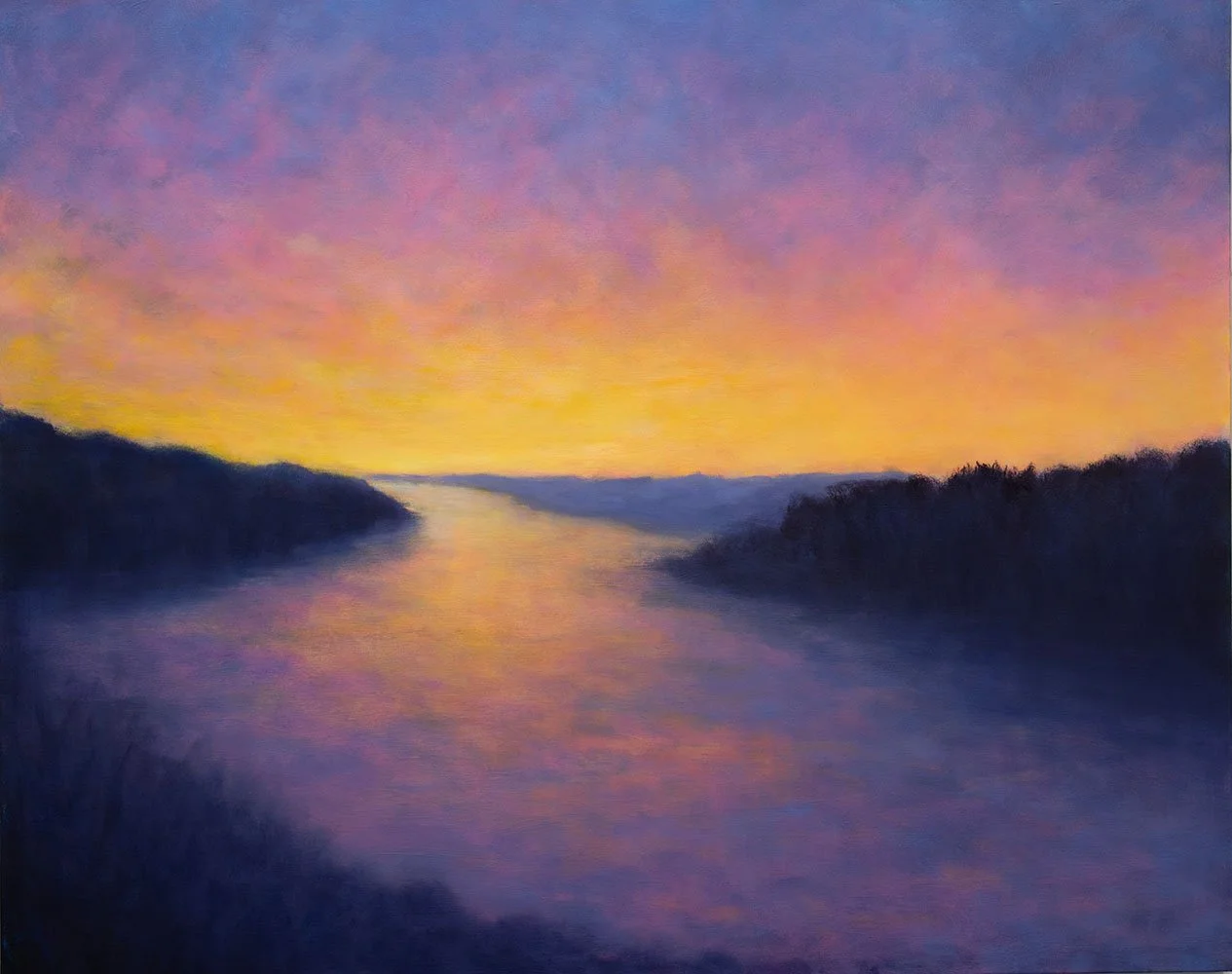 "Somewhere Out There" oil on canvas, 40" x 50"