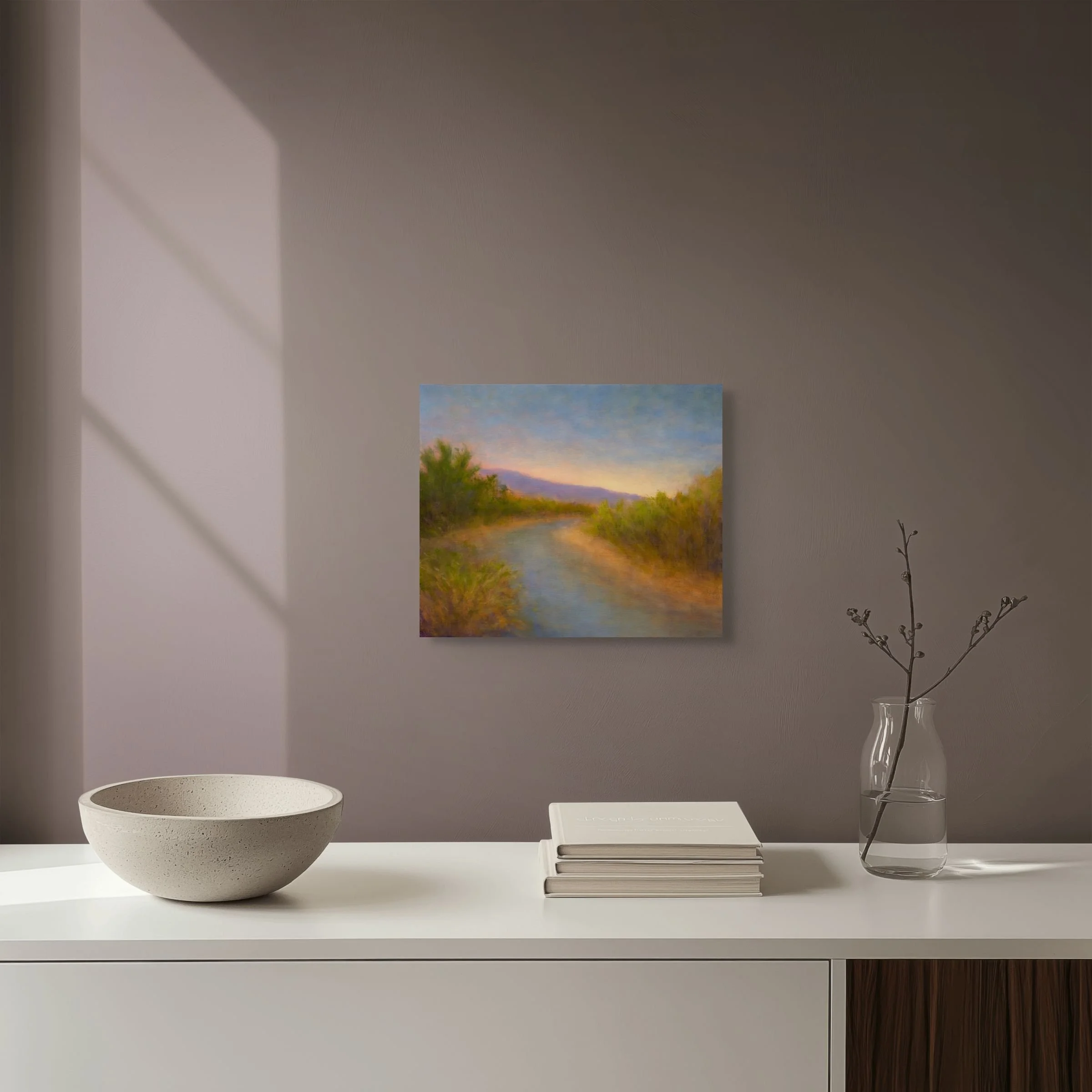 afternoon at the river-victoria veedell.jpg