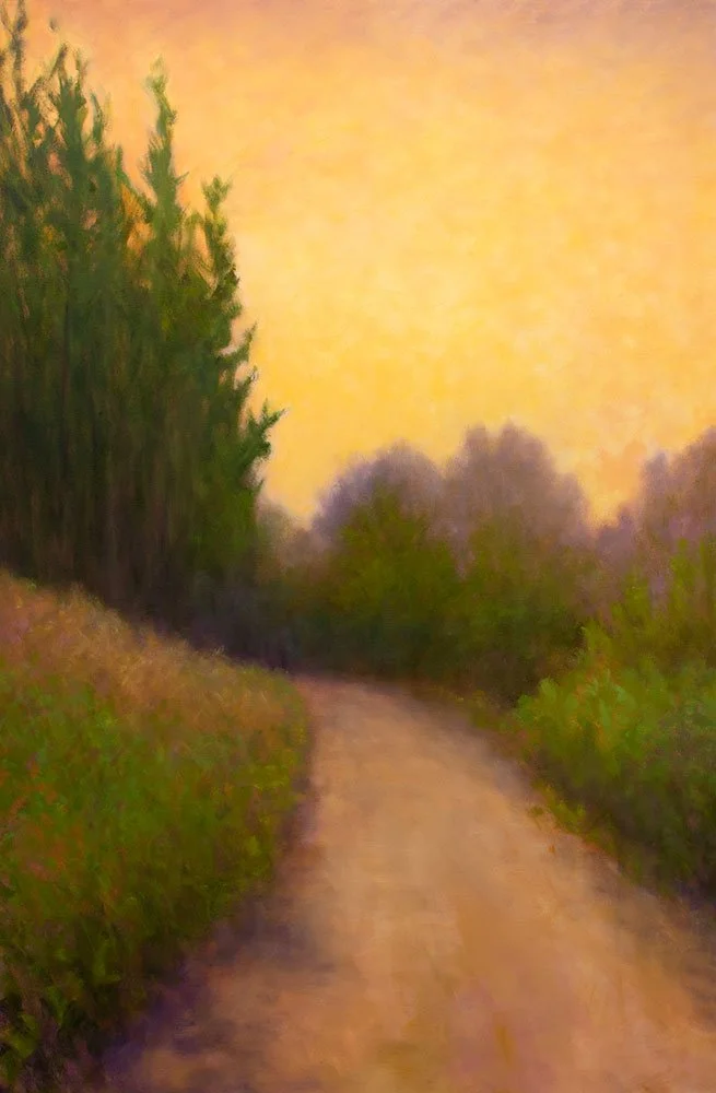 "Daydreaming in the Presidio" oil on canvas, 72" x 48"