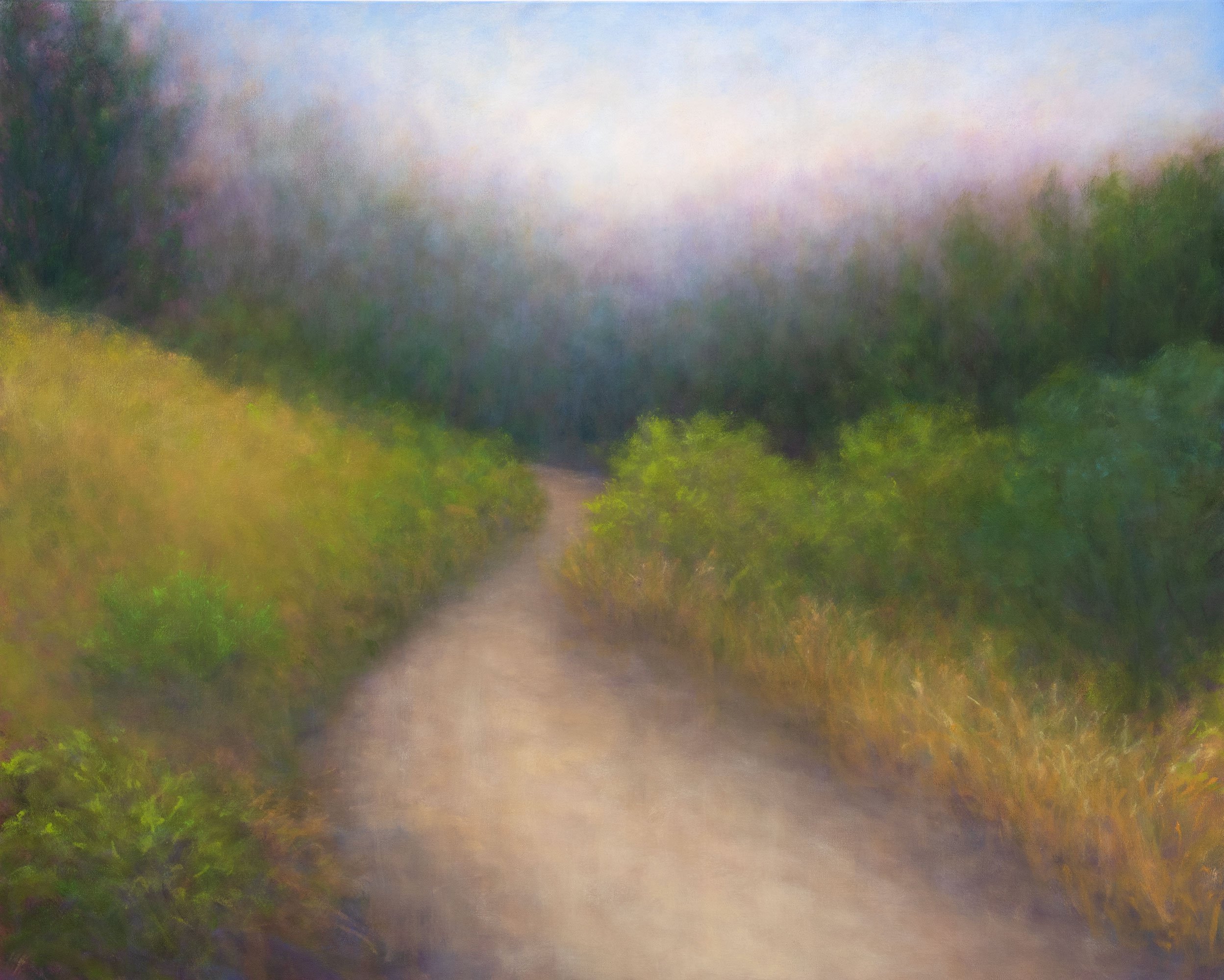 Morning Quiet in the Presidio, oil on canvas, 40" x 50" $4500