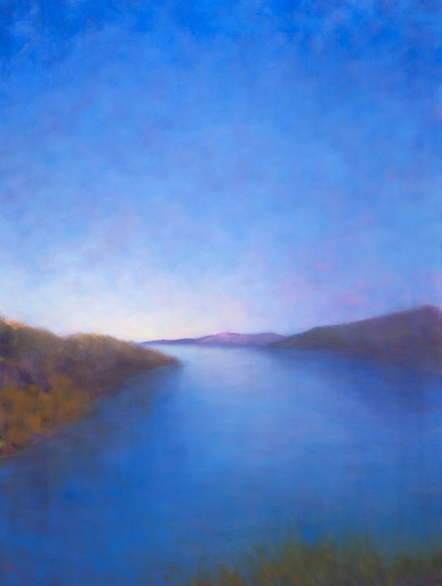 "Holding the Light" oil on canvas, 48" x 36"