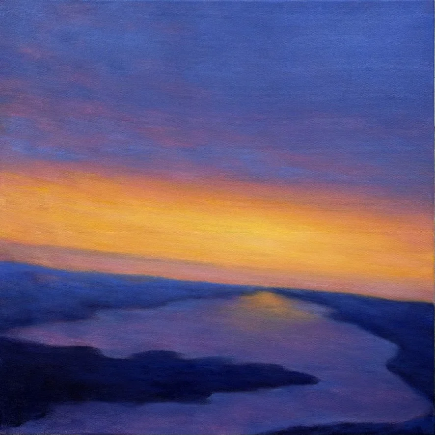 Flying High, oil on canvas, 20" x 20"