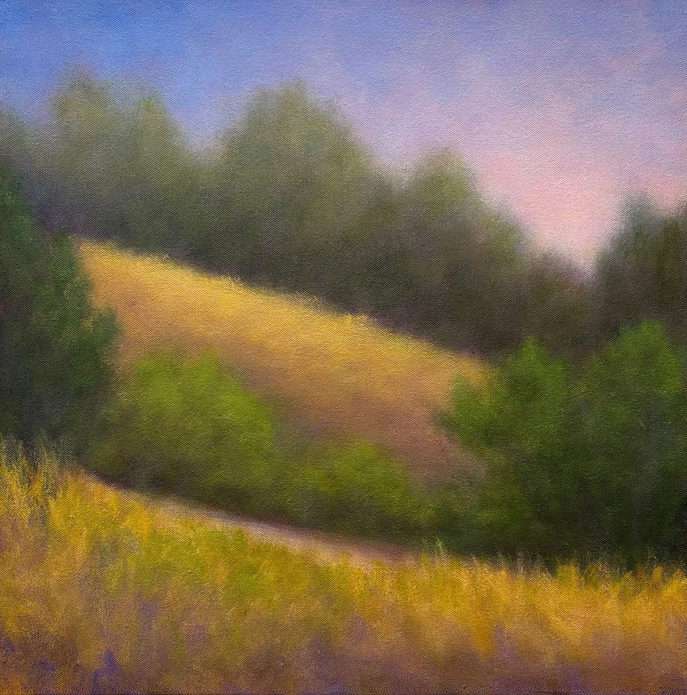 Morning Quiet, oil on canvas, 20" x 20"