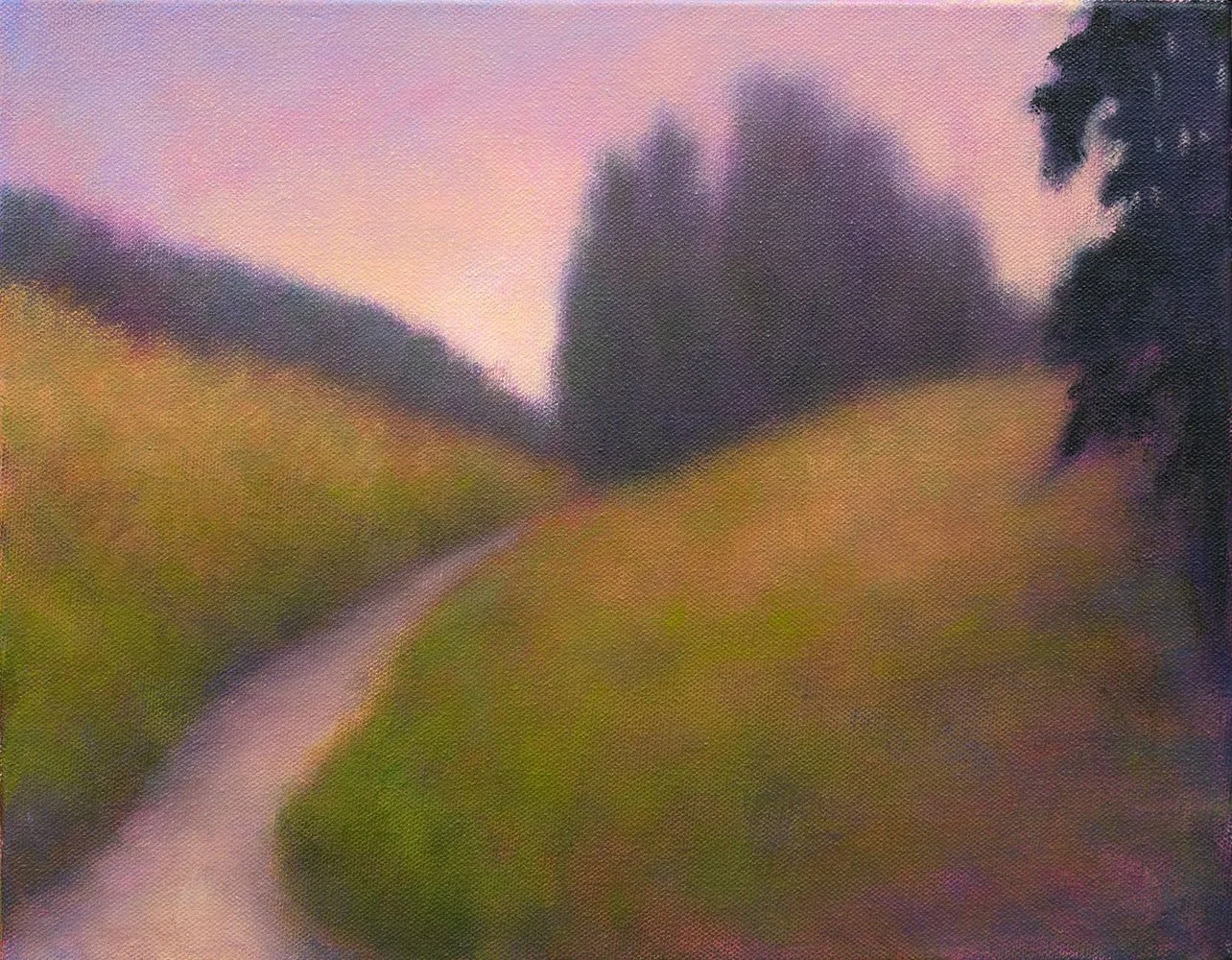 "Whisper at Dusk" oil on canvas, 11" x 14"