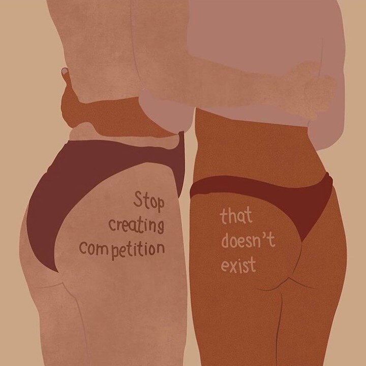 We've all been there⠀
⠀
Our society pits womxn against each other in ways that simply should not exist⠀
⠀
It's time to start supporting each other and celebrating other's victories⠀
⠀
Interested in our community? Check the link in our bio ☺️⠀
⠀
📷: @
