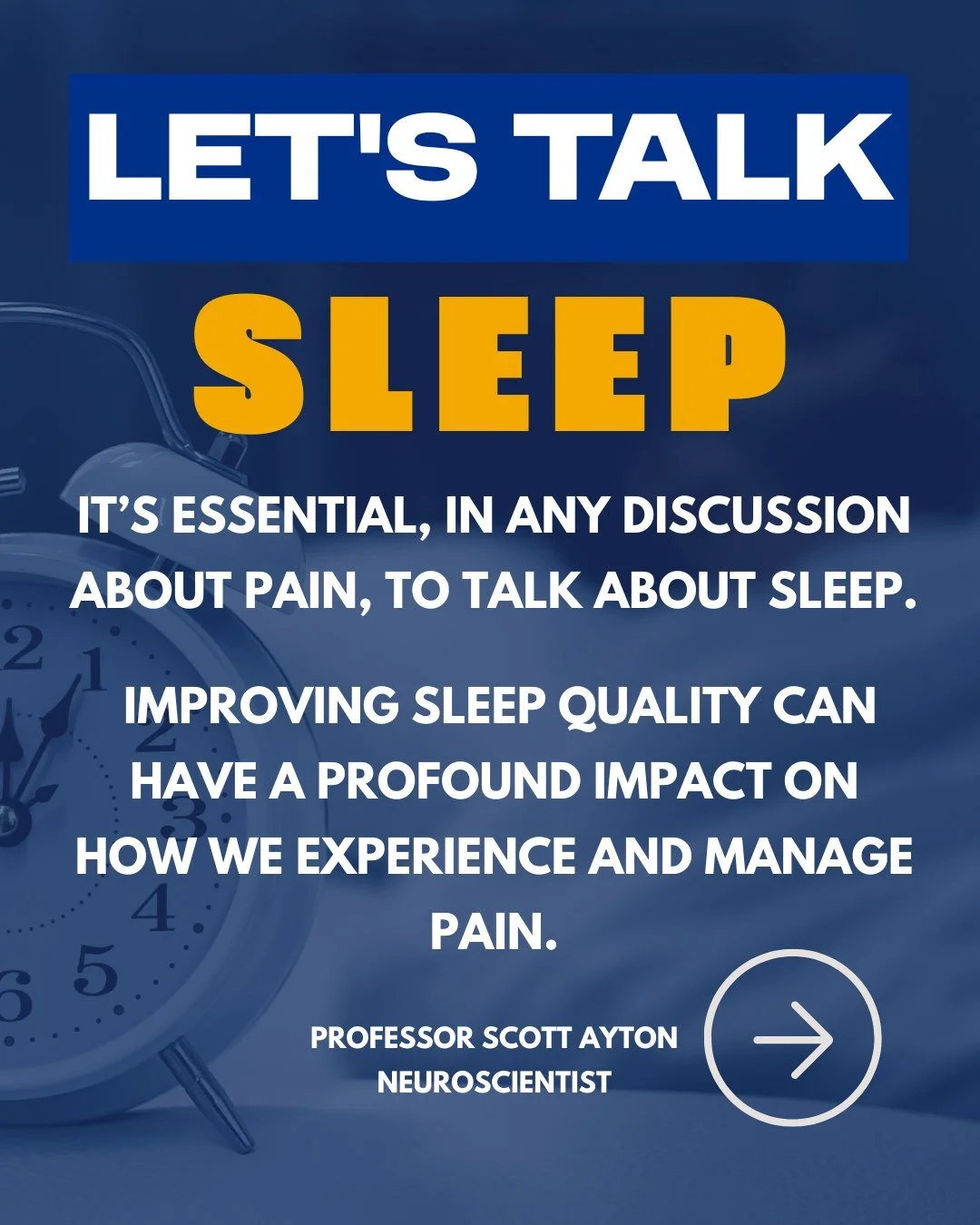Did you know your sleep quality can directly affect your pain levels and recovery? 😴 Poor or fragmented sleep has been shown to increase pain and make it harder to bounce back.  Let&rsquo;s explore 5 easy tips to help you build better sleep habits. 