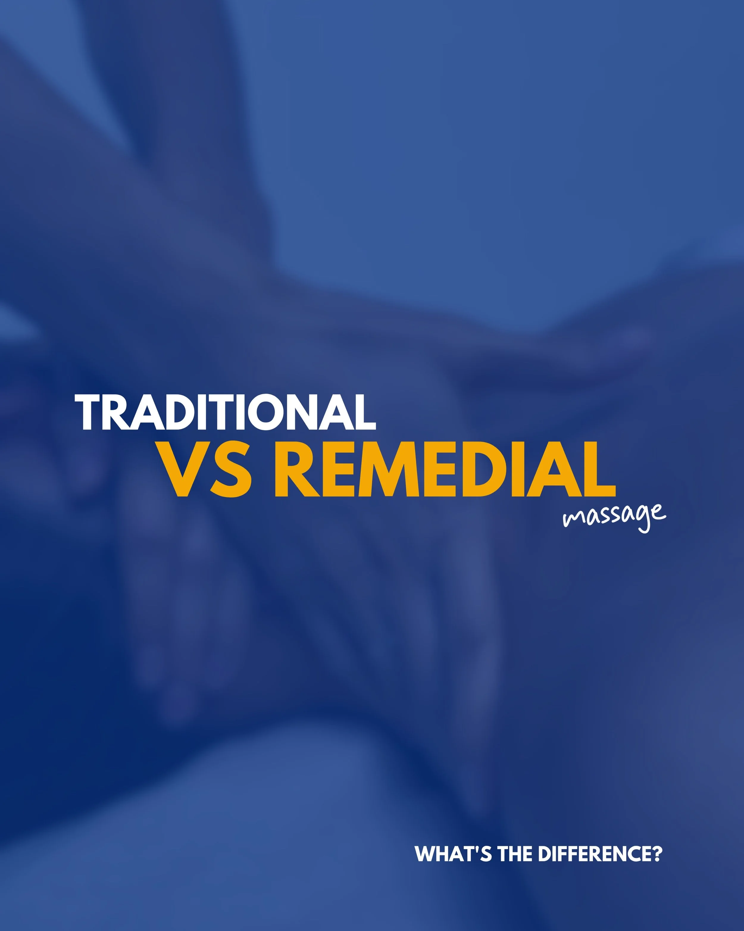 We love a relaxation massage as much as anyone 💆&zwj;♂️

But if something&rsquo;s actually wrong? You need something that&rsquo;s actually going to work. 

Here&rsquo;s the difference ^^