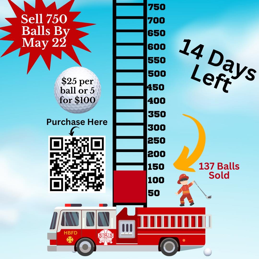 14 days left to help our school win a Ice Cream Truck Party  featuring a Fire Truck Golf Ball Drop! If YOUR lucky ball lands in the hole, you could win:
-$500 Amazon gift card
-50&rdquo; television 
-Mini fridge (stocked with prime drink)
+a chance t