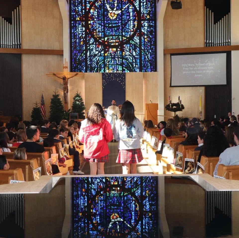 A beautiful morning celebrating the Feast of the Immaculate Conception with our SBS community. Mary, mother of God, pray for us. 📿🙏❤️🤍😇 #SBSSaints #itsagreatdaytobeasaint