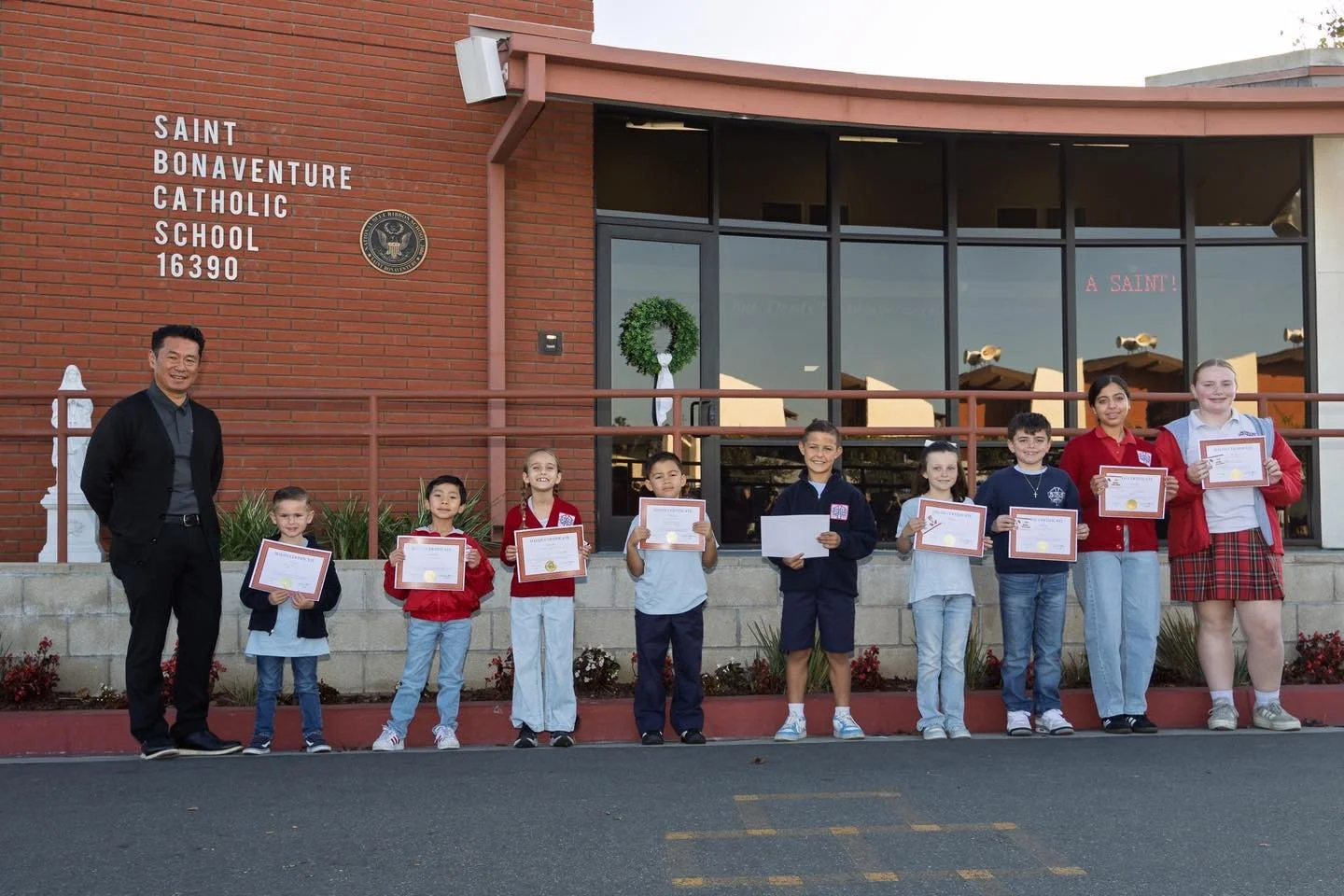 🎉 What a celebratory Friday at SBS!

We were proud to recognize our January Saints and HALOS of the Month, honoring one student from each grade who exemplifies academic excellence and lives out our core values of Humility, Accountability, Leadership