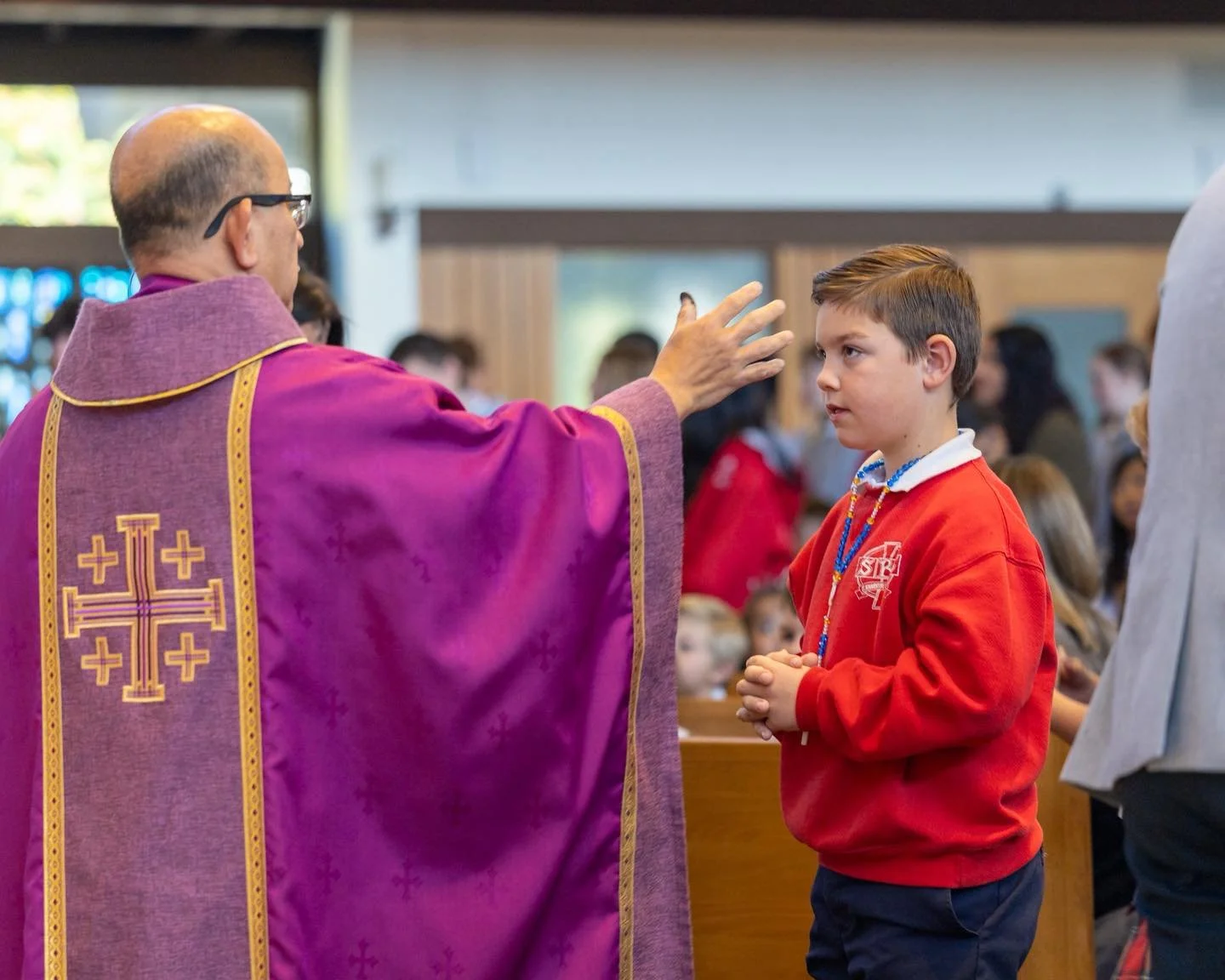 Today our students received their ashes as we begin the sacred season of Lent. Marked with the sign of the cross, we are reminded that we are beloved children of God called to prayer and renewal. &ldquo;Remember that you are dust, and to dust you sha