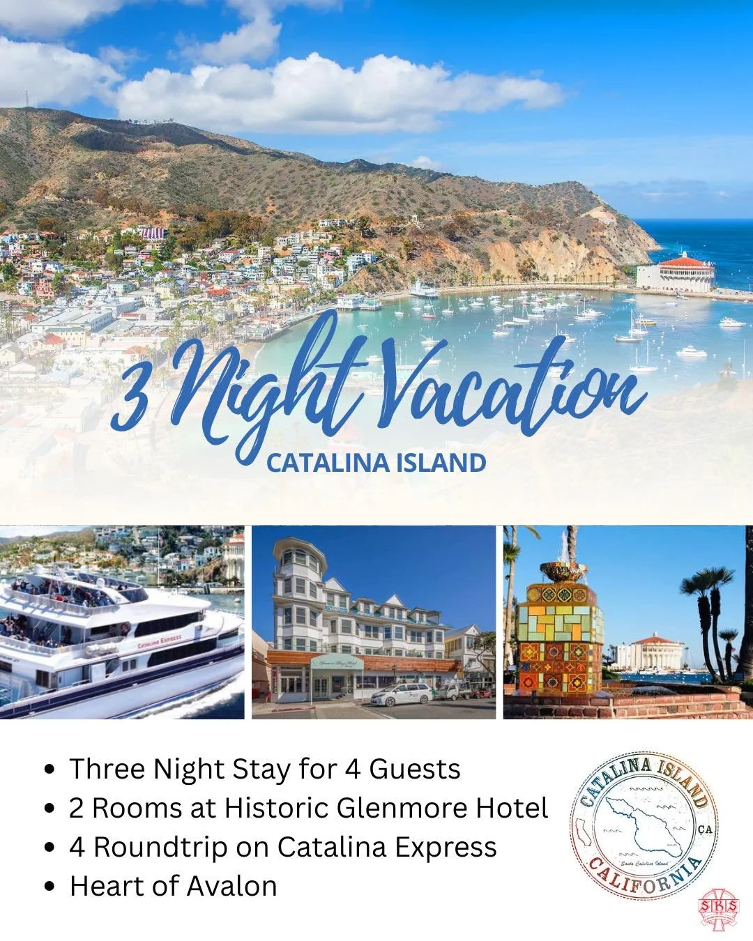 On a beautiful day like today&hellip; can you picture yourself in Catalina? 🌊✨Just imagine ocean breeze, charming Avalon streets, beachside strolls, and sunset views over the water. At our 34th Annual Gala at the Waterfront Hilton on March 7th in Hu