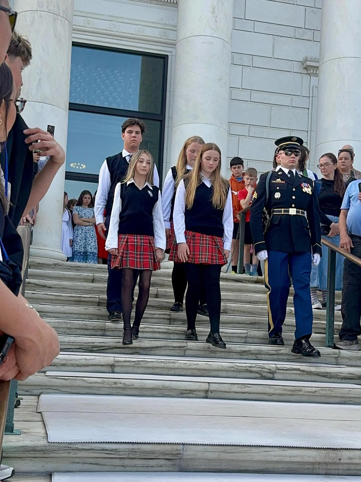 Day 2 for the Class of 2026 was a powerful reflection on the courage and sacrifice that have shaped our nation.

The most moving moment took place at Arlington National Cemetery, where four of our students had the honor of laying a wreath at the Tomb