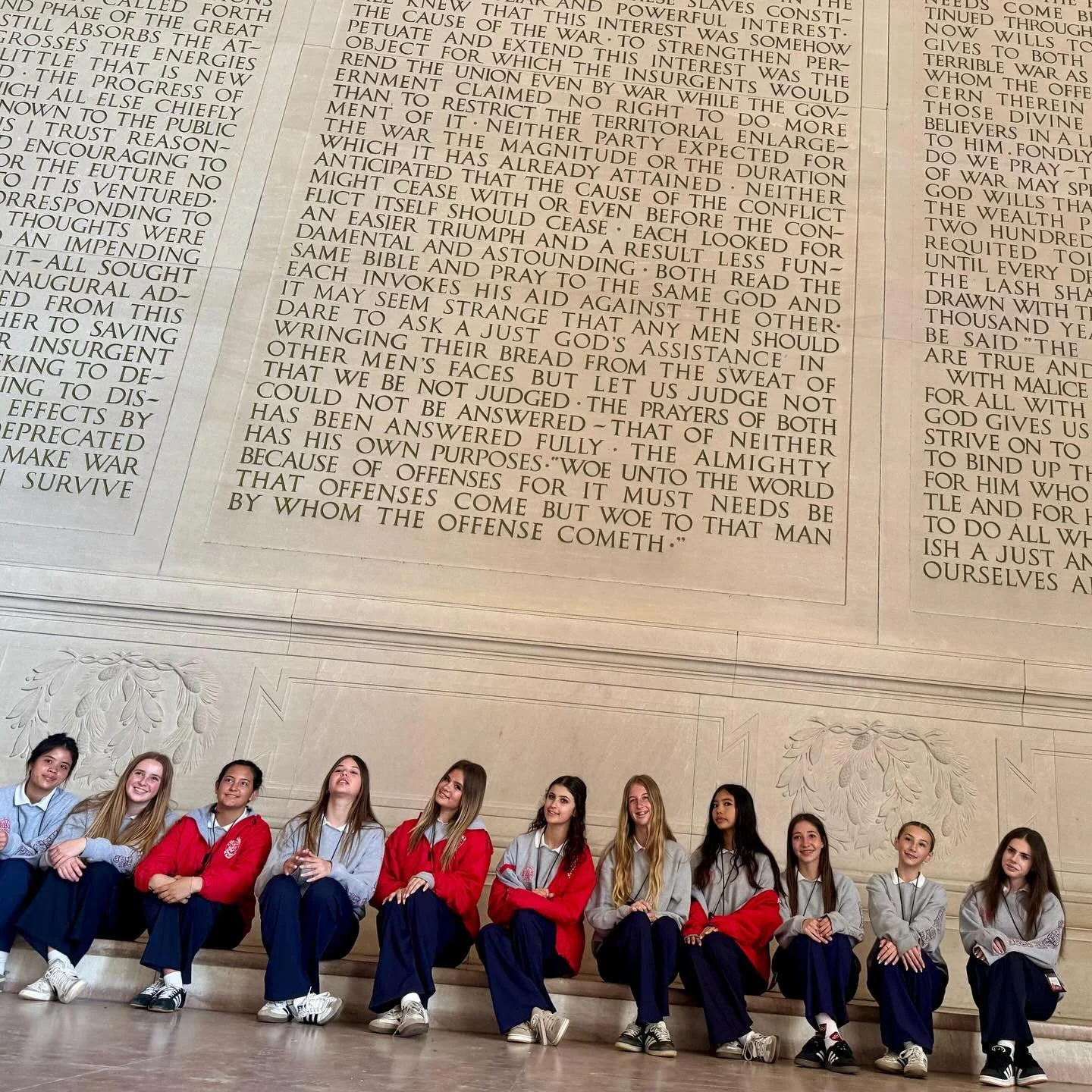 Day 3 for the Class of 2026 was packed with unforgettable moments! 🇺🇸✨

Students and chaperones began the day with Mass at the beautiful Basilica before diving into a full day of exploration across Washington, D.C. From the National Archives to the