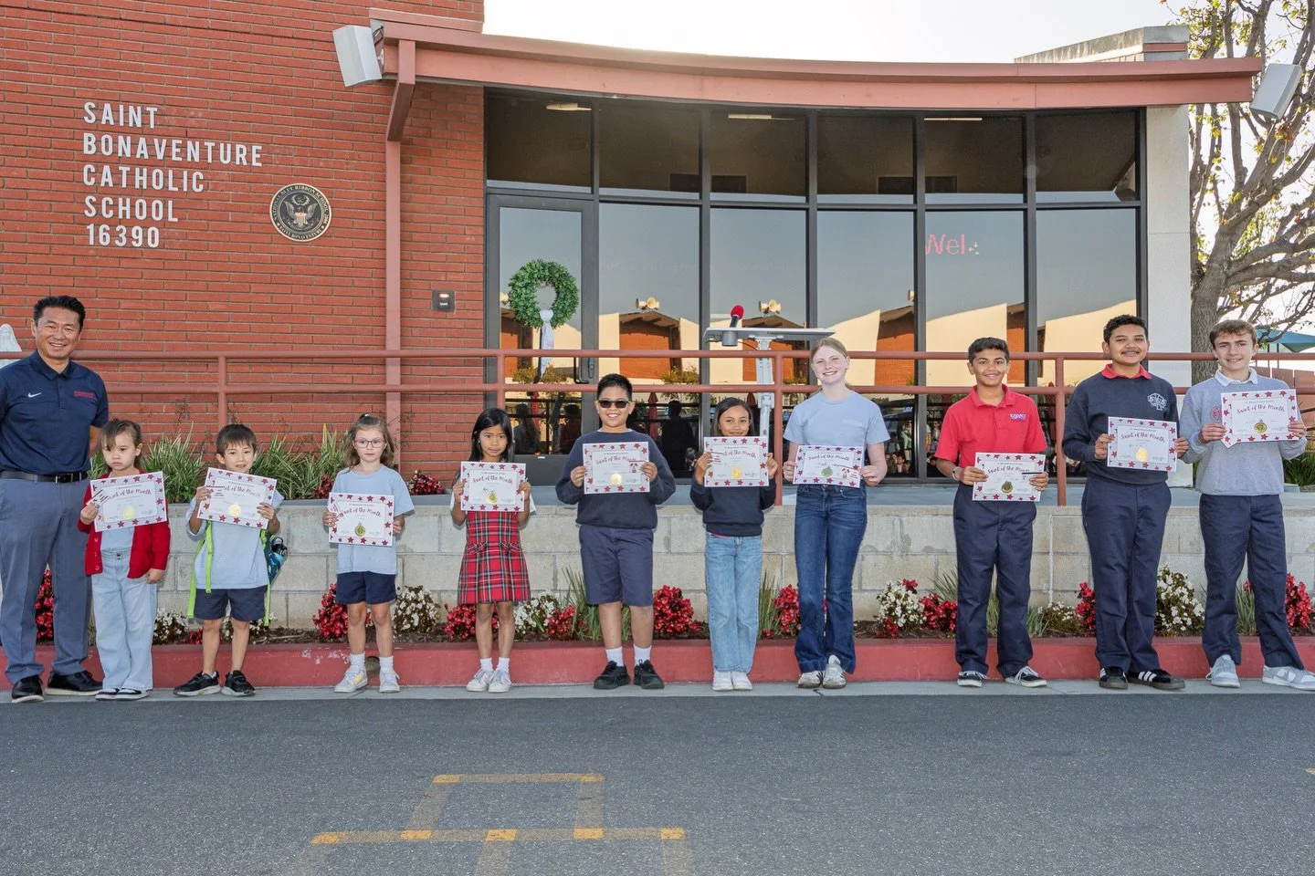 Last Friday, we proudly recognized students across every grade level at our HALOS &amp; Saints Award Assembly. Our HALOS Awards celebrate students who exemplify our core values of Humility, Accountability, Leadership, Optimism, and Service, while our