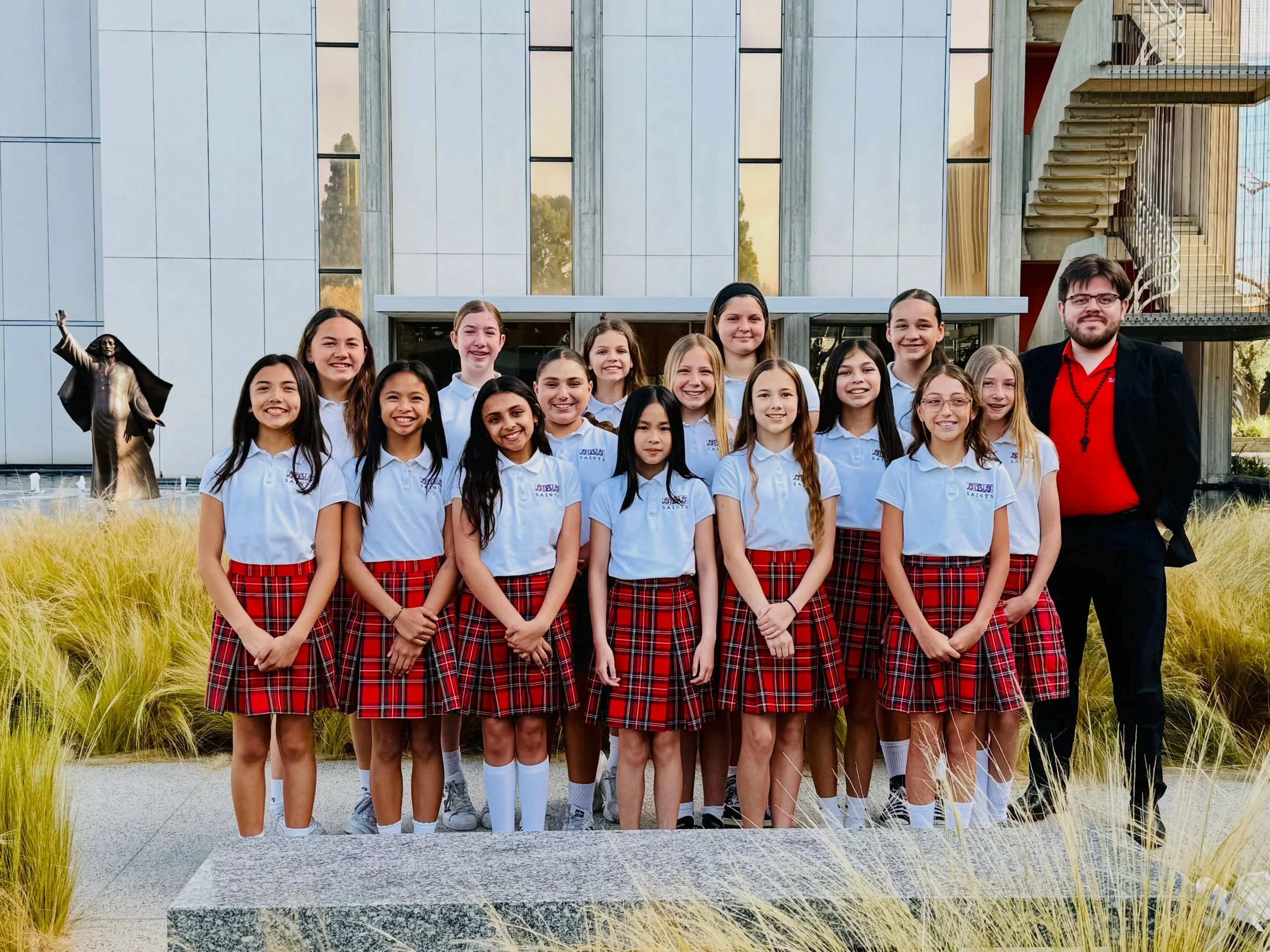 We&rsquo;re so proud of our Girls Chamber Choir for representing St. Bonaventure Catholic School at the Diocesan Choral Festival at Christ Cathedral! Their performance was simply amazing! 🎶 Huge thanks to Mr. Parga for his dedication and hard work. 