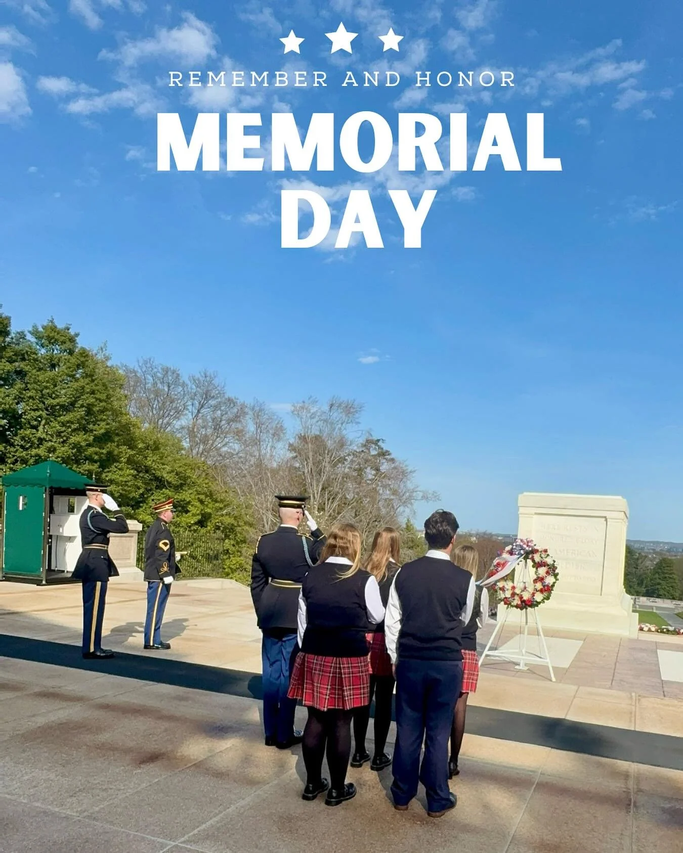 Today we remember and honor the brave men and women who made the ultimate sacrifice for our freedom. May we never forget their courage and sacrifice. 🇺🇸❤️🤍💙😇 #SBSSaints #itsagreatdaytobeasaint