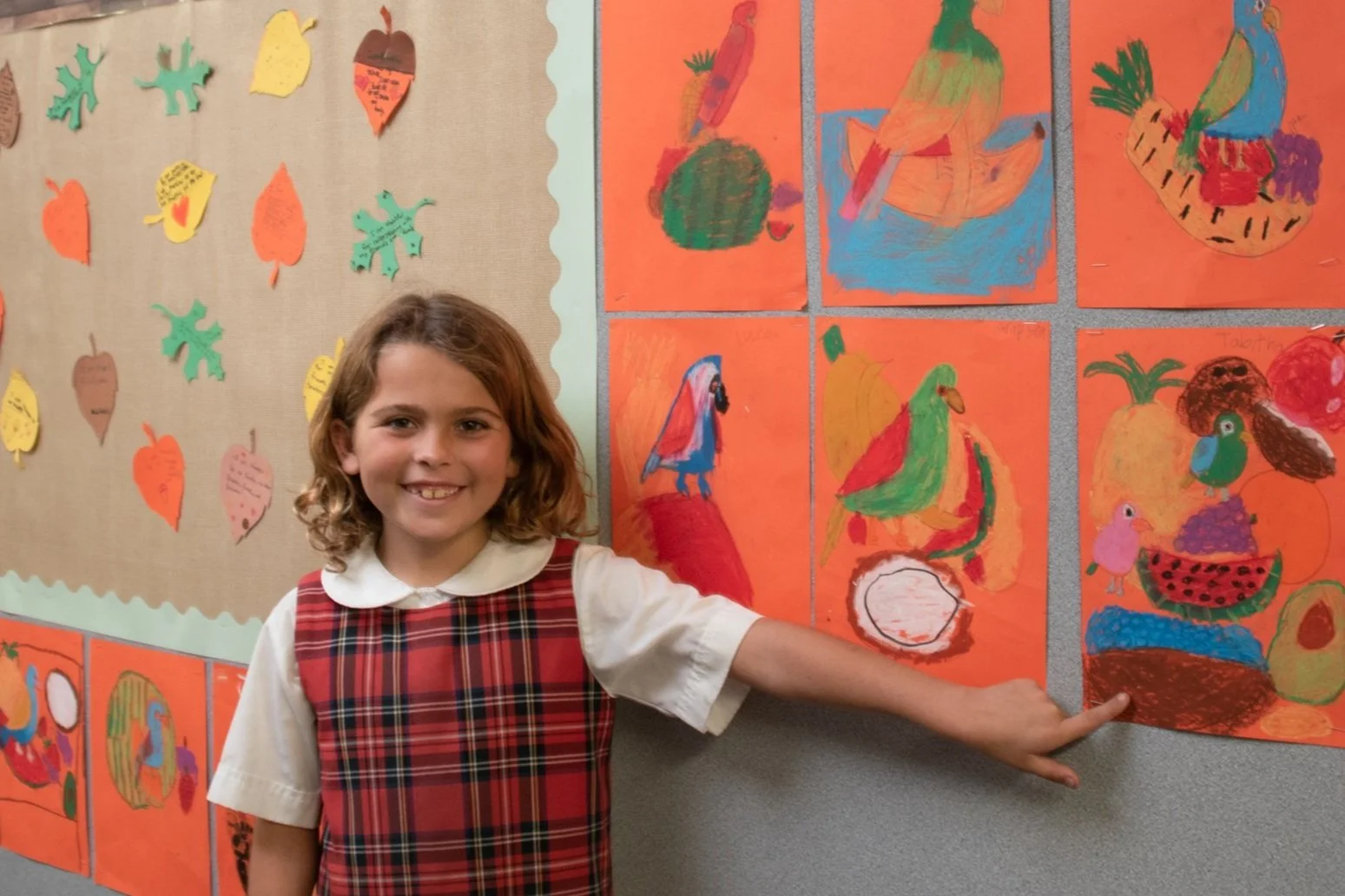 St. Bonaventure School students learn art