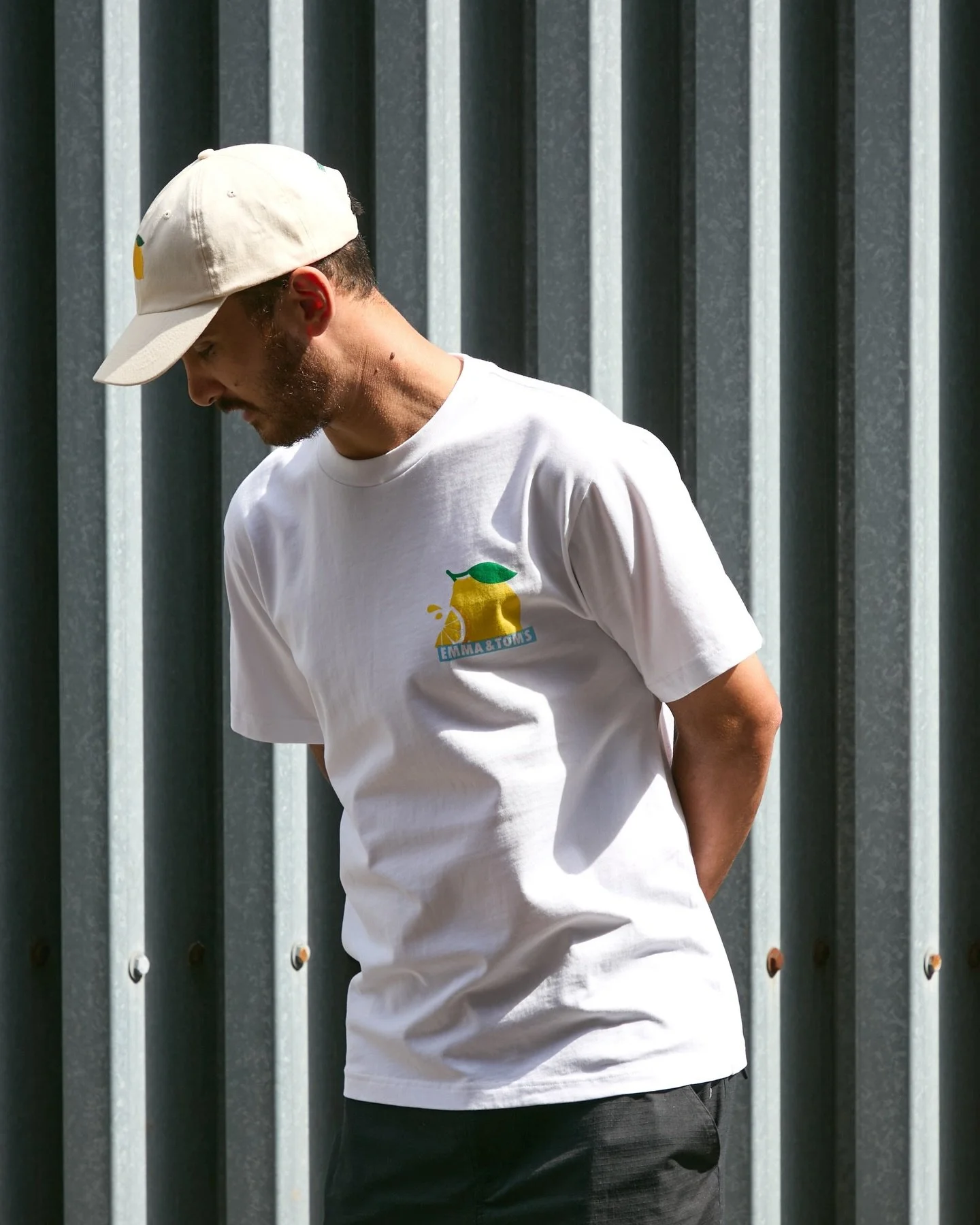 Our blank apparel collection is designed as a flexible base for brands to make their own. For the launch of their Old Fashioned Lemonade and Pink Lemonade, @emmaandtoms chose our blanks for their tees and hats, personalised with screen prints and emb