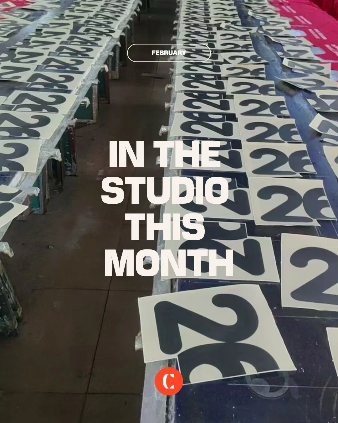 In the Studio this February 

1. BTS for Adelaide Biennale @agsa.adelaide @base_design 
2. Samples, WIP and Press Checks
3. Lunar New Year celebrations @we.are.core @liyinriceroll 
4. Melbourne Art Fair, Tom Polo curates for Mobilia, and Reko Rennie 