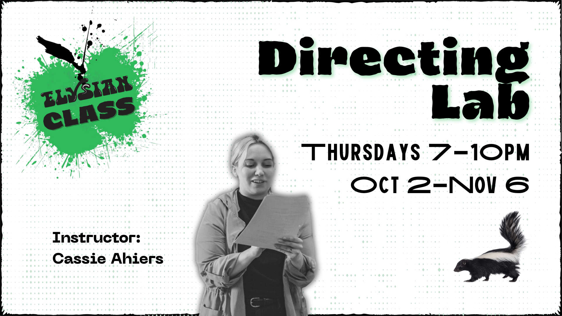 Elysian Class: Directing Lab