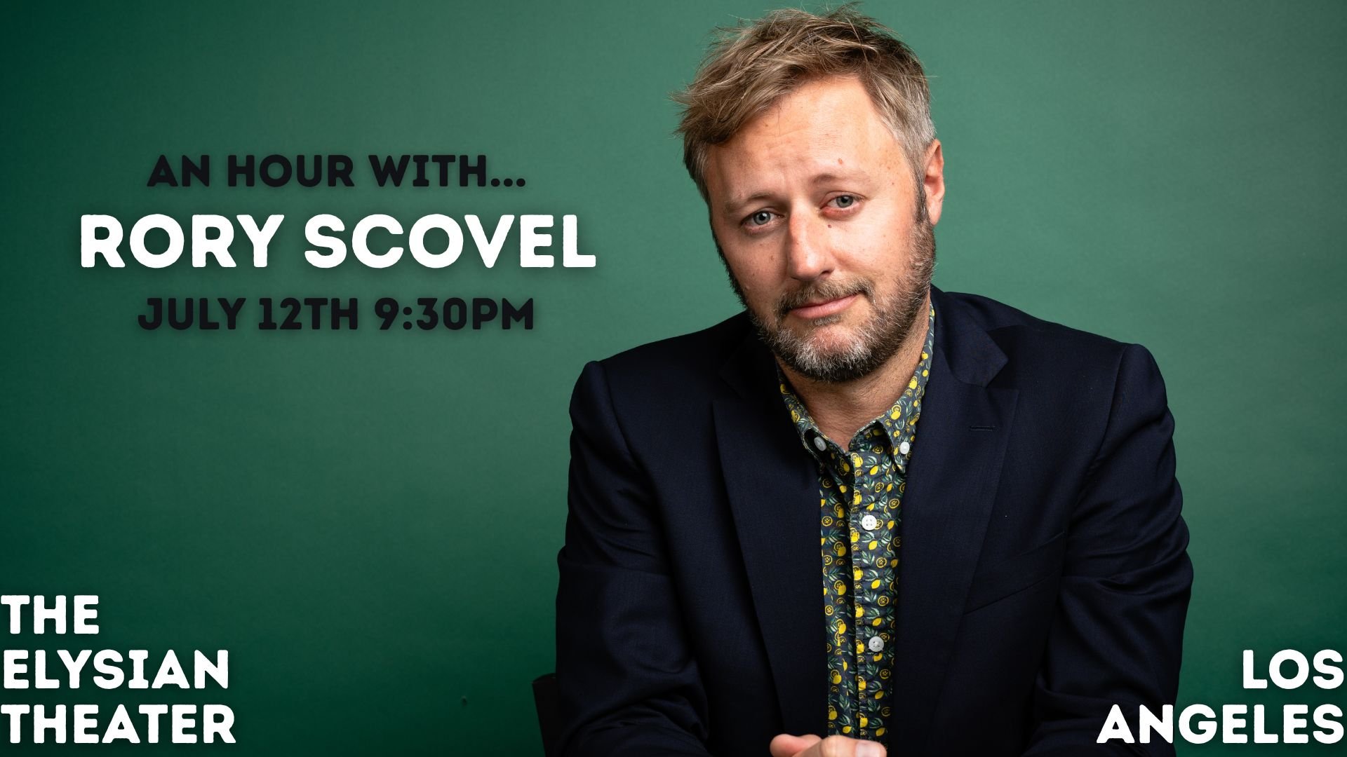 *SOLD OUT* An hour with Rory Scovel
